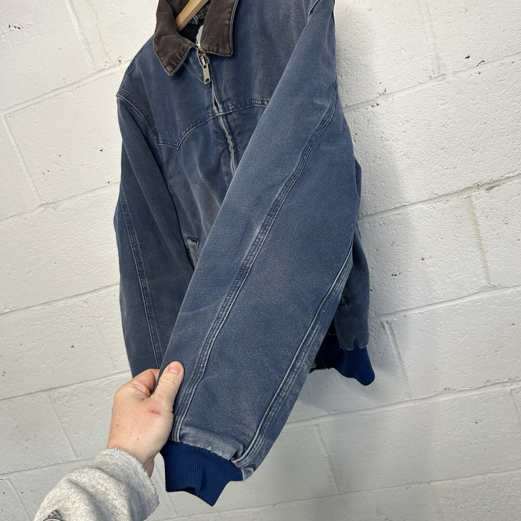 Vintage Carhartt Quilted Santa Fe Jacket “Blue” J14 BLU Men’s Medium Rare