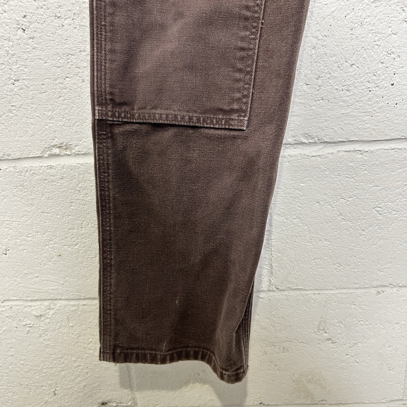 Vintage Carhartt DoubleKnee Dungaree Pants “Dark Brown”