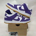 Nike SB Dunk Low Pro ISO Orange Label “Court Purple Gum” DV5464-500 Men's 6.5