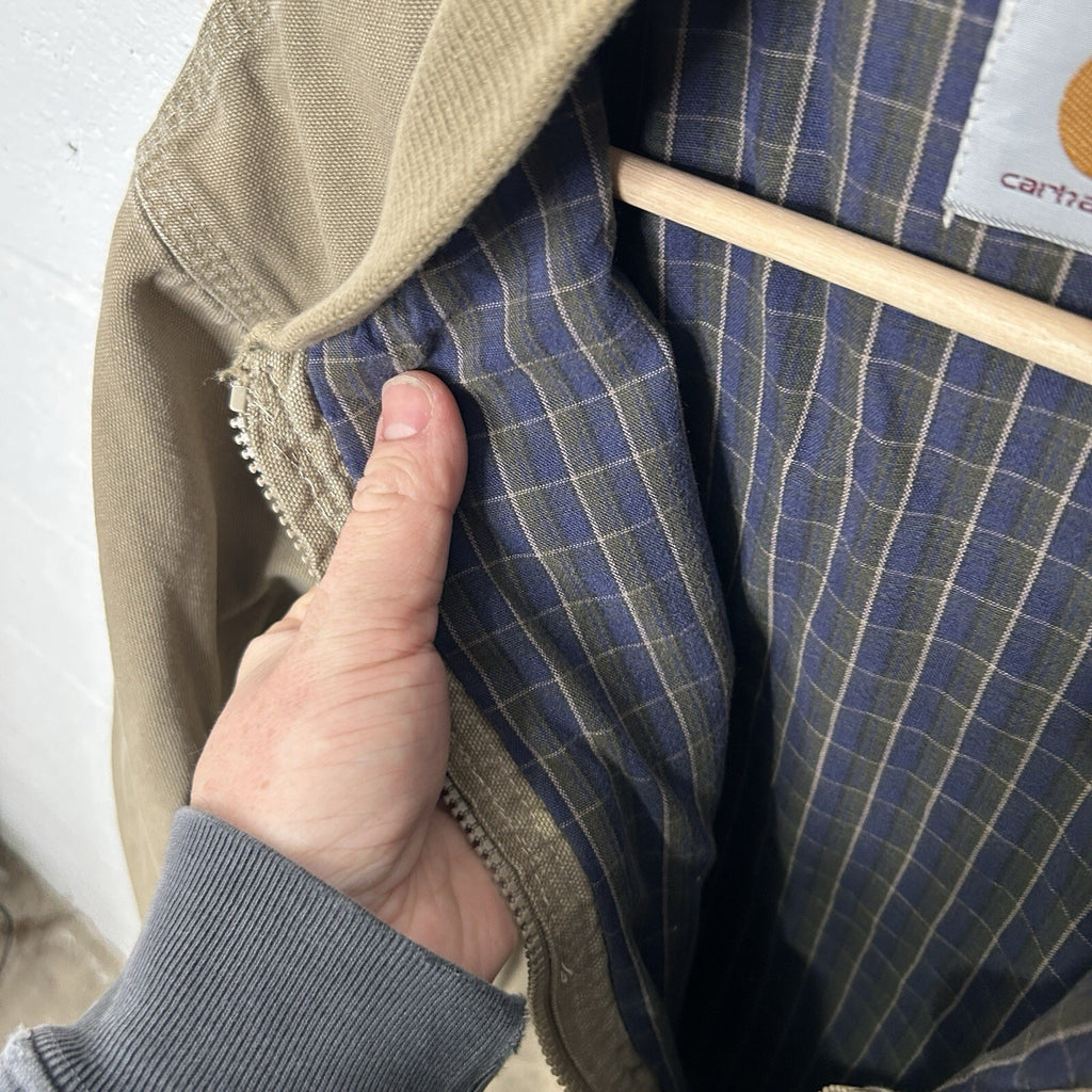 Vintage Carhartt Sheeting-Lined Plainsman Jacket “Taupe” JS0121 Men’s Medium