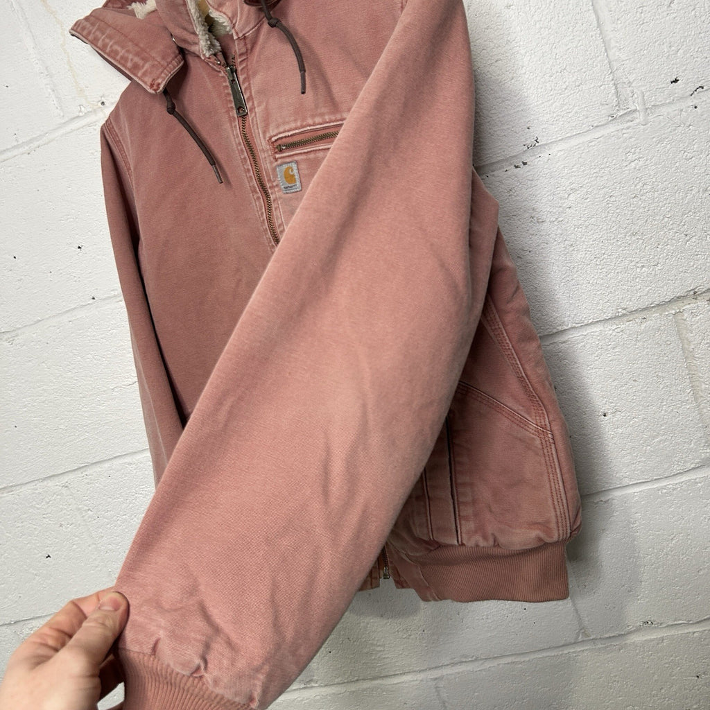 Carhartt Sherpa-Lined Wildwood Jacket “Dried Pink Rose 100815-680 Women’s Small