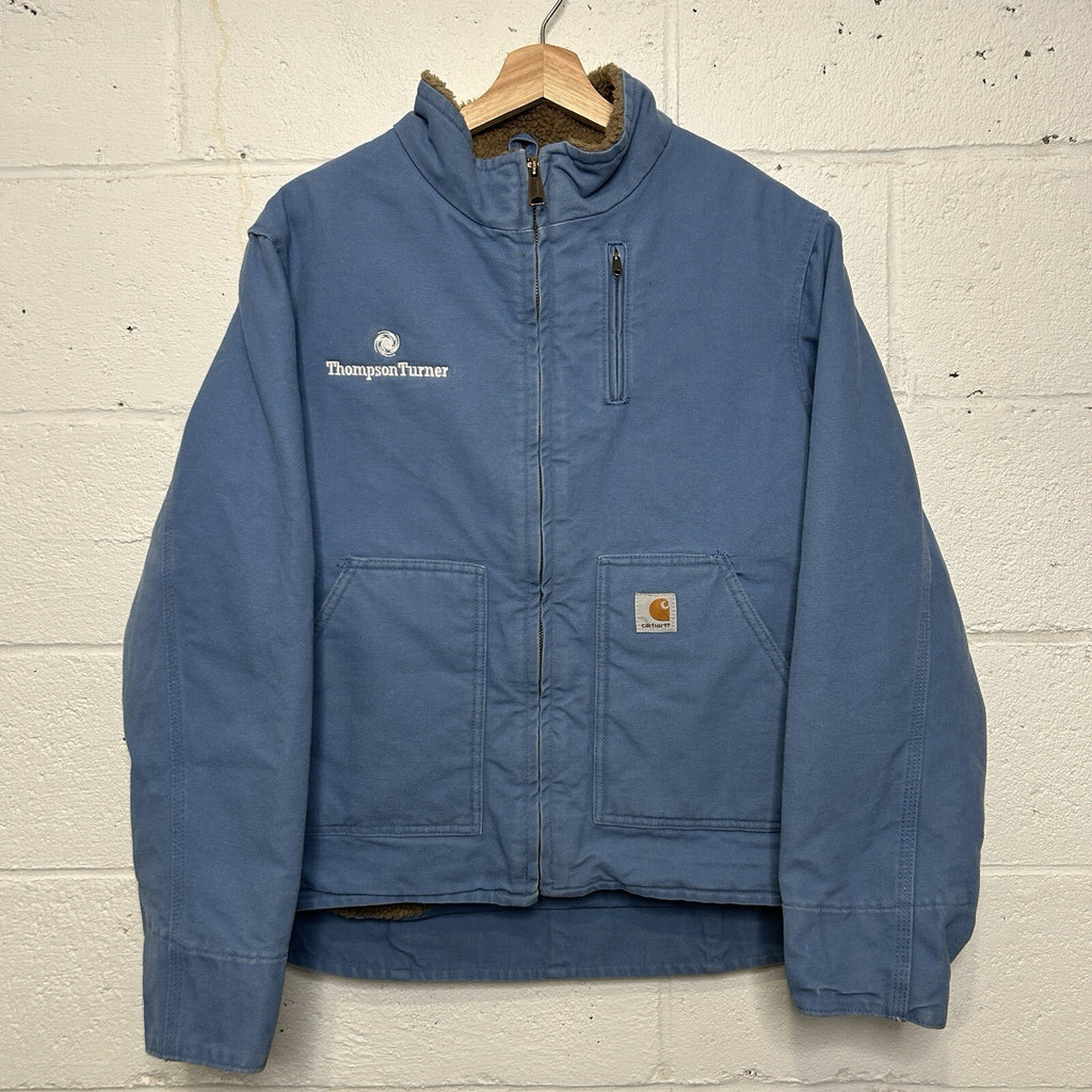 Carhartt Sherpa-Lined Canyon Jacket “French Blue” WJ022 FHB Women’s Large