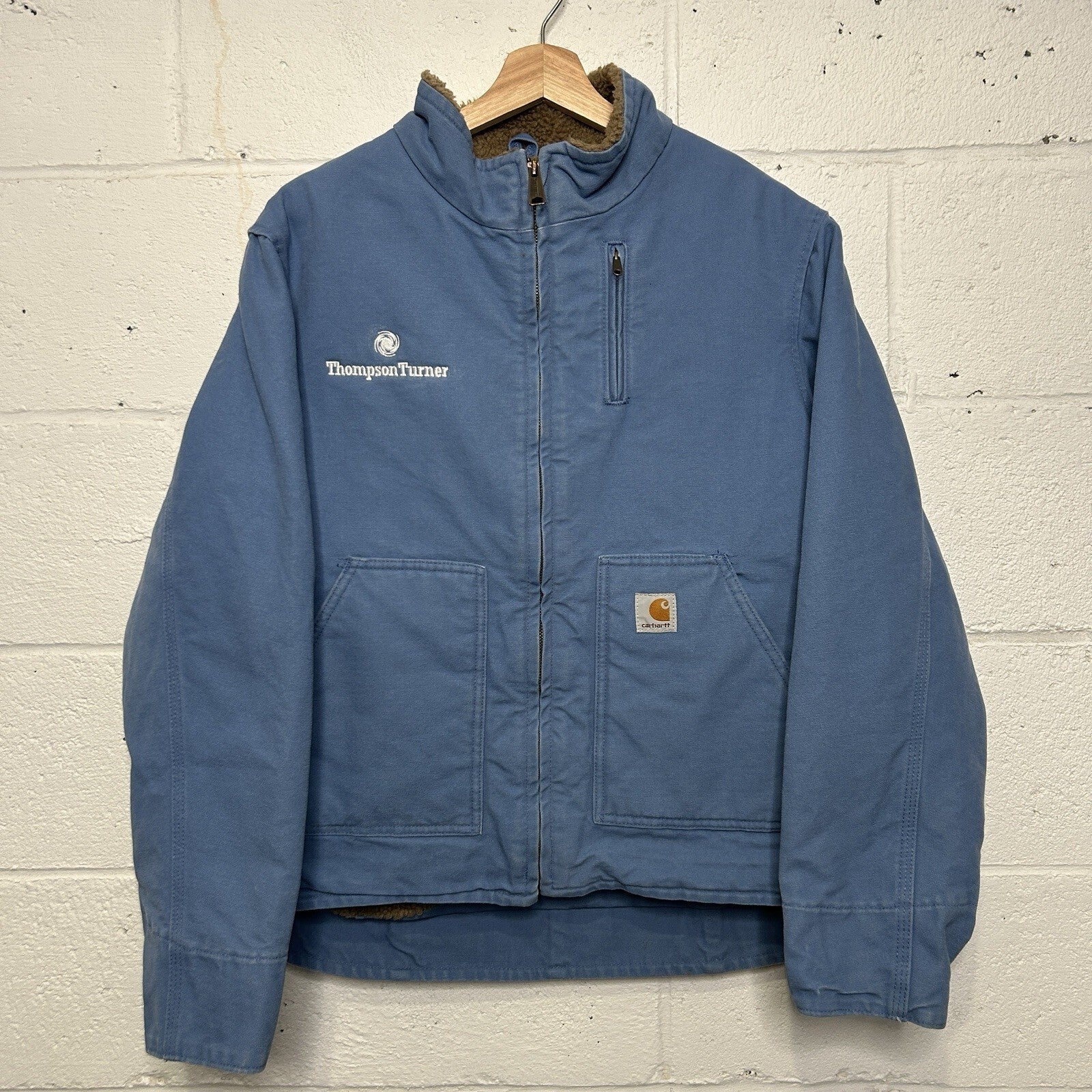 Carhartt Sherpa-Lined Canyon Jacket “French Blue” WJ022 FHB Women’s Large