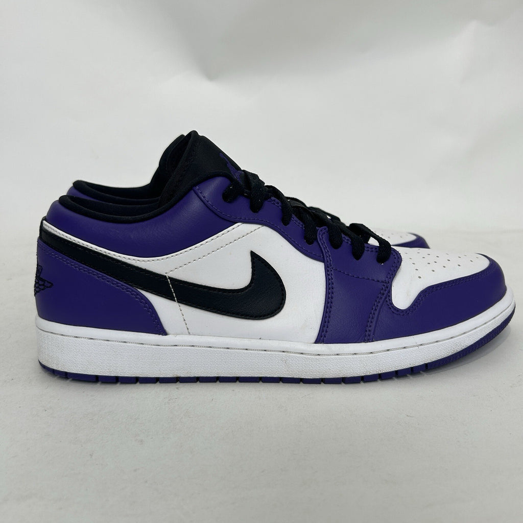 Nike Air Jordan 1 Retro Low “Court Purple White” 553558-500 Men’s 12 Worn