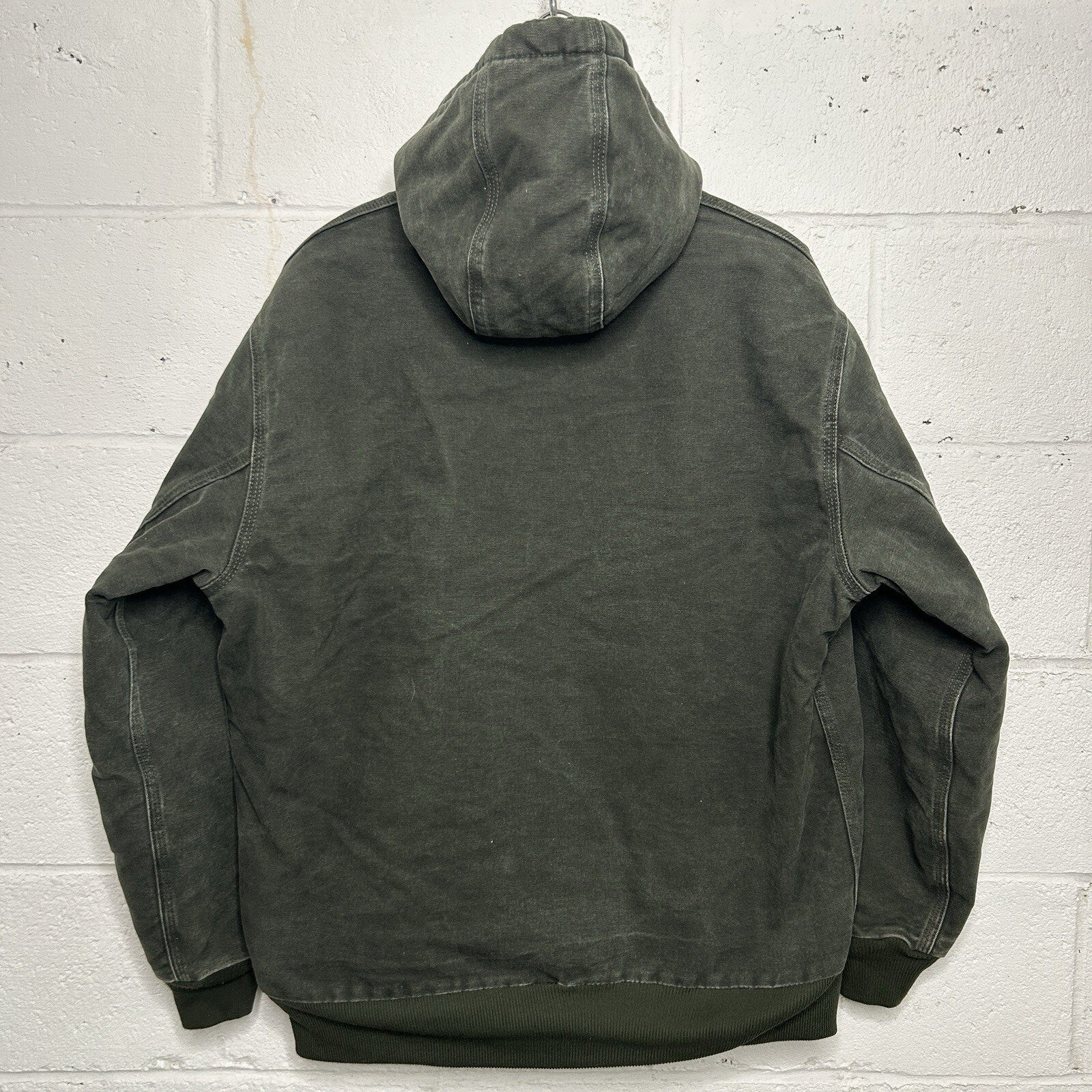 Y2K Carhartt Quilted Active Jacket “Moss Green” WJ130 MOS Men’s XL