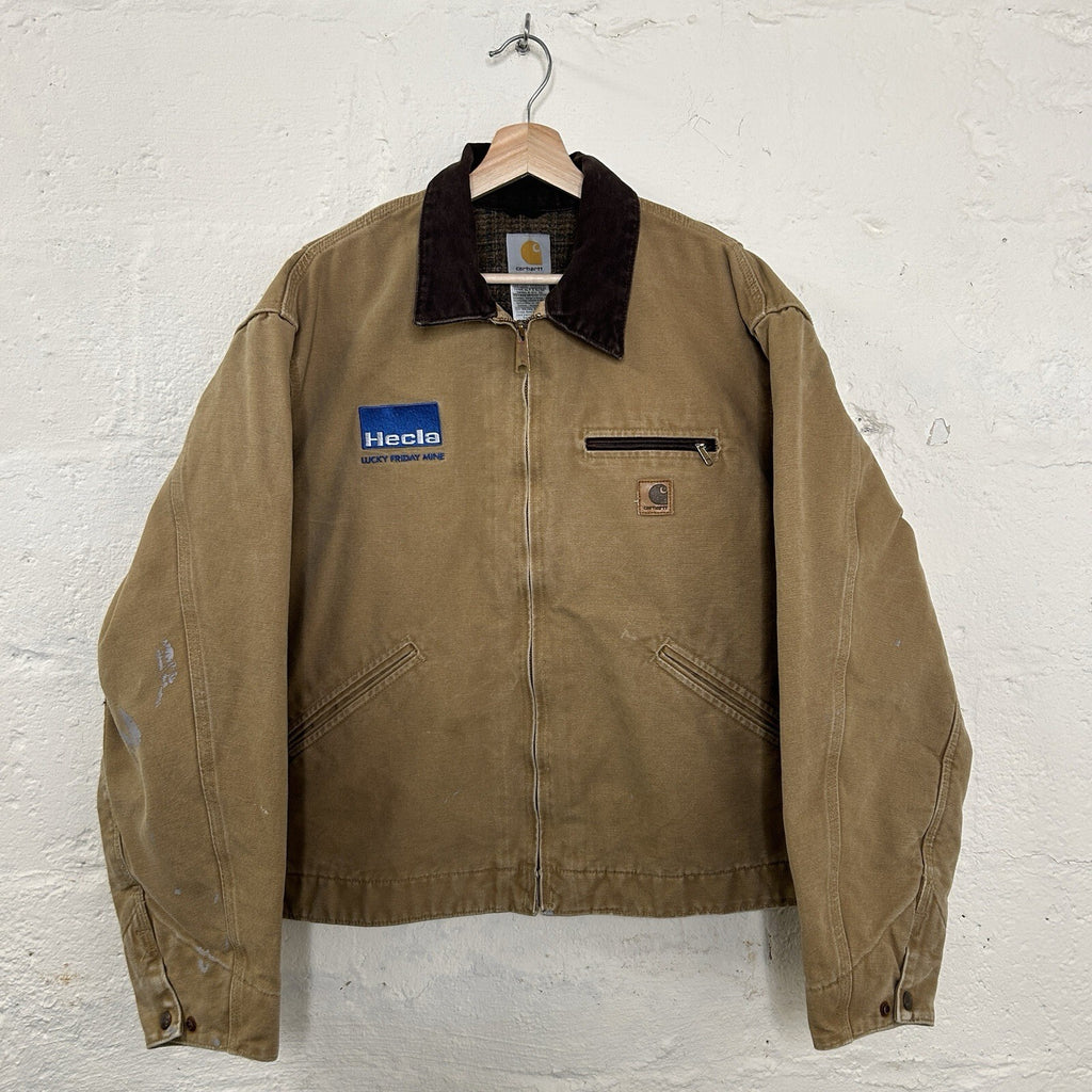 Vintage Carhartt Blanket-Lined Detroit Jacket “Camel” J97 CML Men’s X-Large