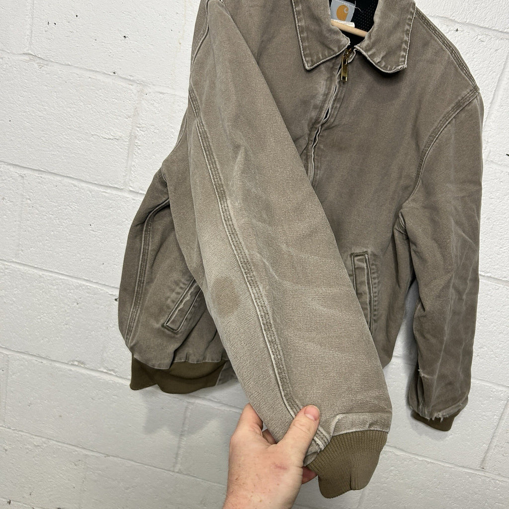 Vintage Carhartt Mesh-Lined Santa Fe Jacket “Desert Brown” J102 DES Men’s Large