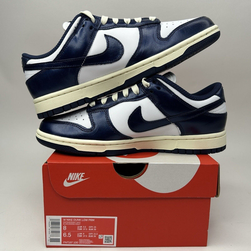 Nike Dunk Low Premium WMNS “Vintage Navy” FN7197-100 Women’s 8 New
