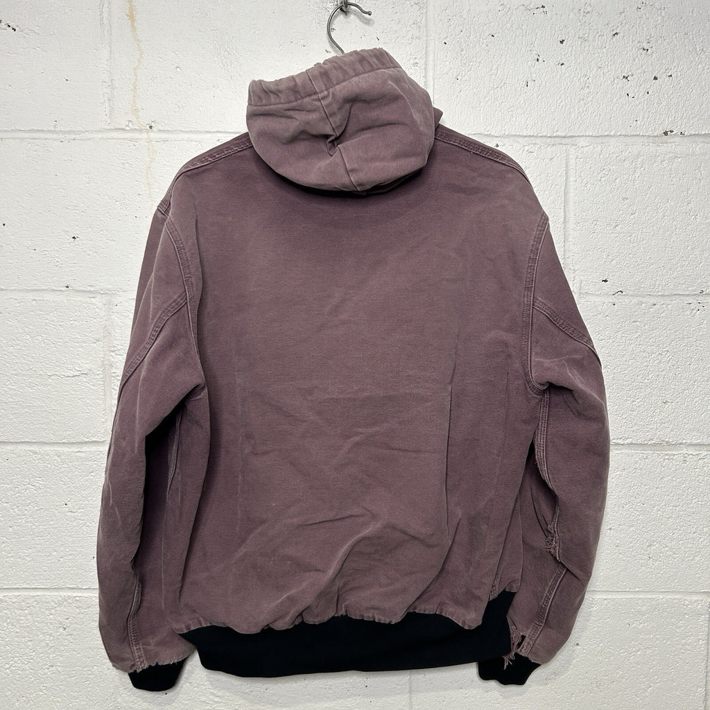 Vintage Carhartt Thermal-Lined Hooded Active Jacket “Damson” JR457 Men’s Large