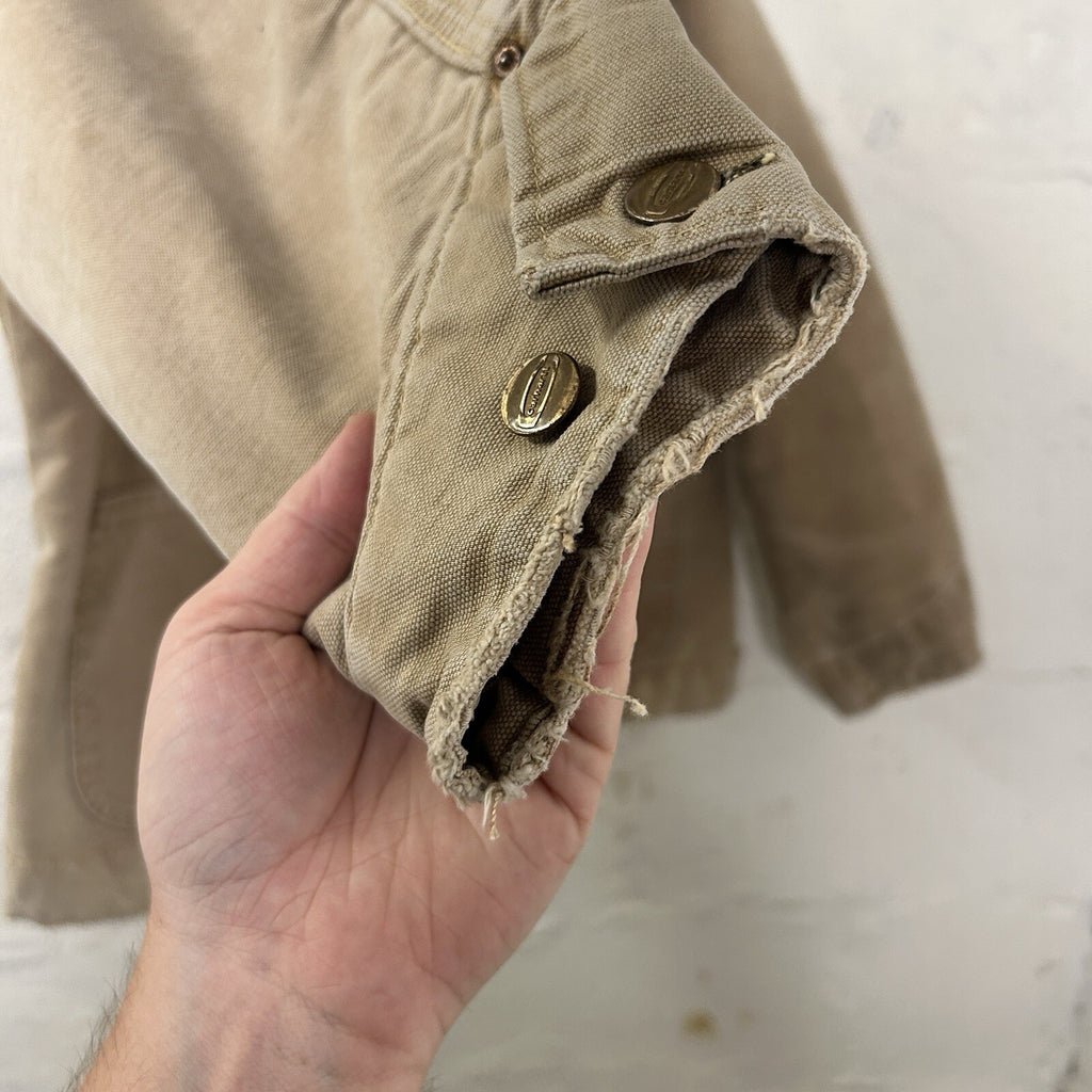 Vintage 60s Carhartt Troy Woolen Mills Blanketed Big C Chore Coat Men’s Medium