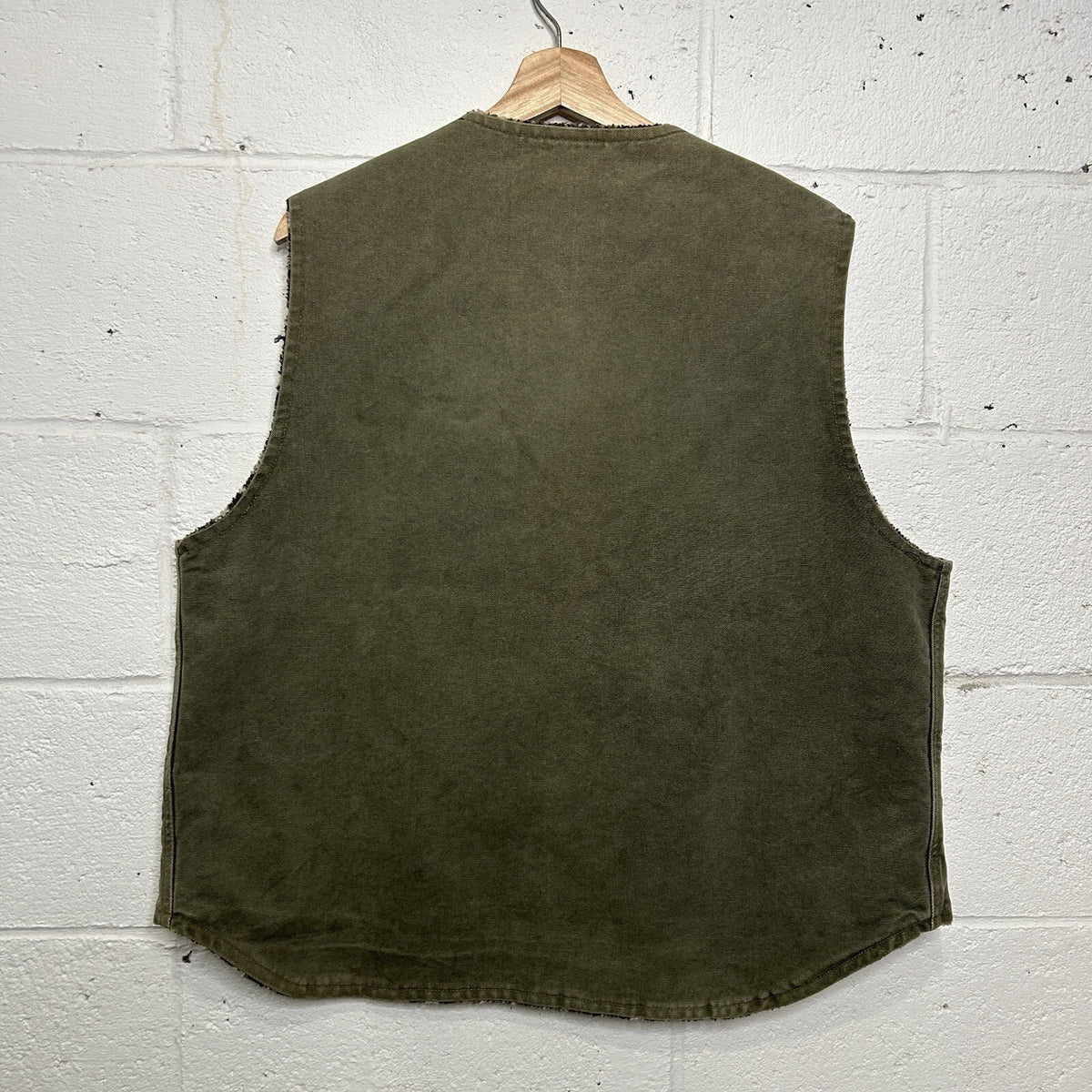 Vintage Carhartt Aztec Pile-Lined Vest “Olive Green” VP166