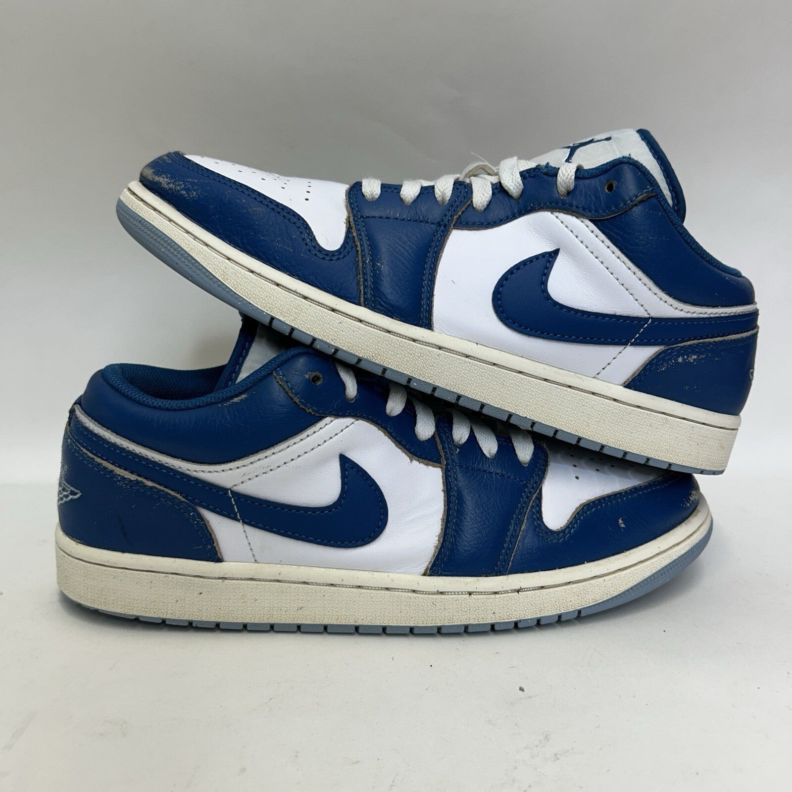 Nike Air Jordan 1 Retro Low “White Industrial Blue”  FN5214-141 Men’s 10