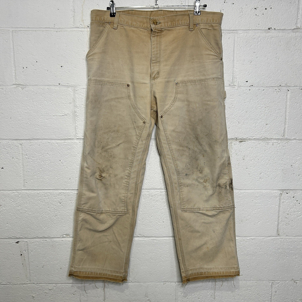 Vintage Carhartt Canvas DoubleKnee Pants “Brown” B01