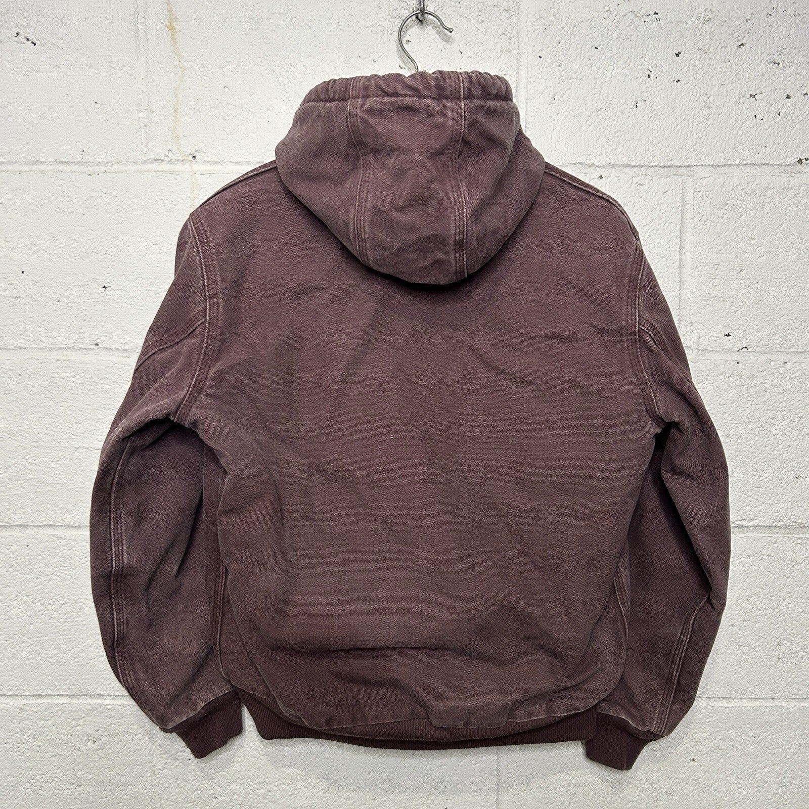 Vintage Carhartt Quilted Active Jacket “Deep Plum” WJ130 DPM Women’s Small