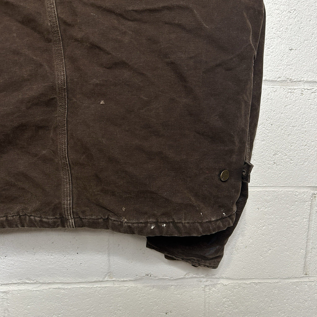 Vintage Carhartt Quilted Traditional Jacket “Dark Brown” J22 DKB Men’s X-Large