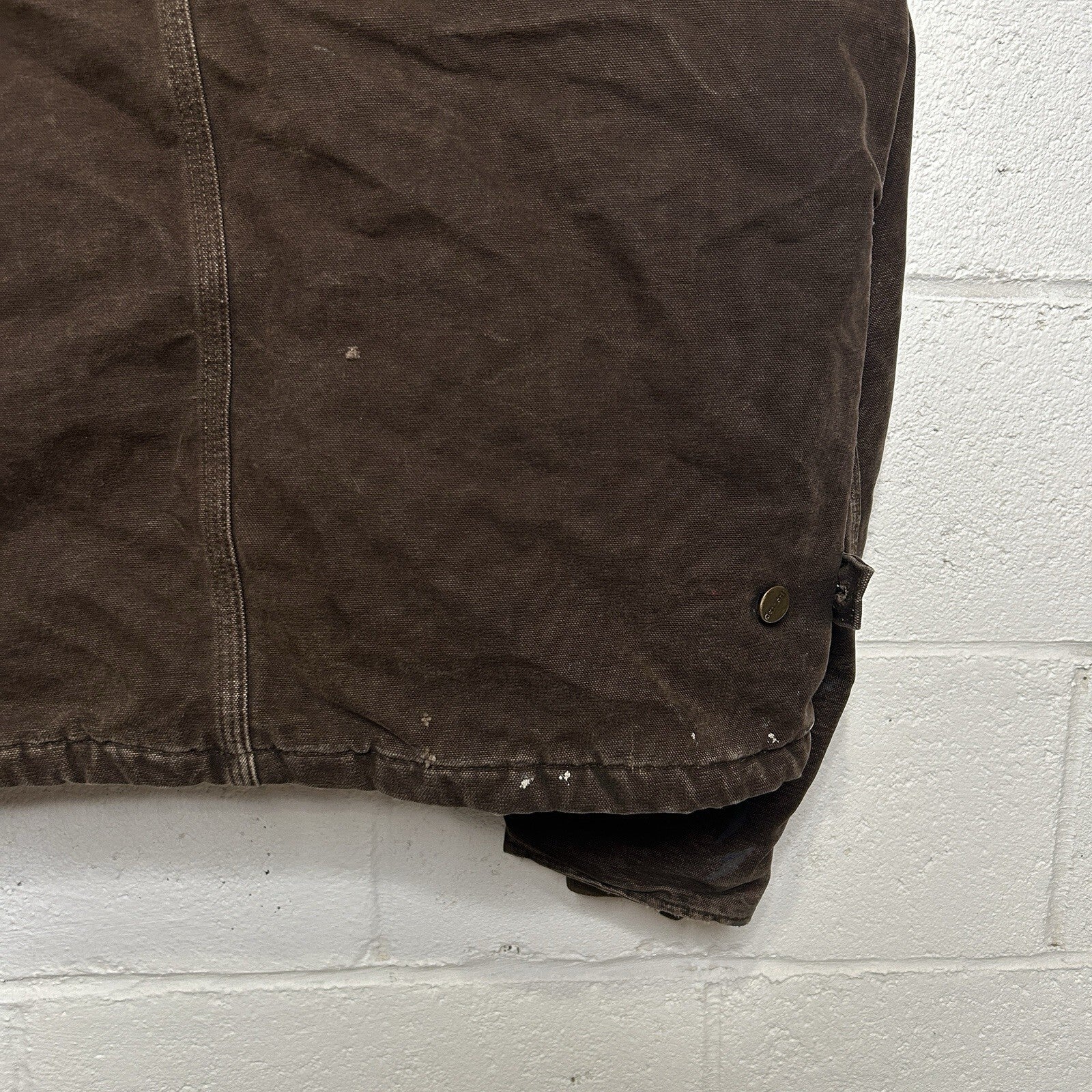Vintage Carhartt Quilted Traditional Jacket “Dark Brown” J22 DKB Men’s X-Large