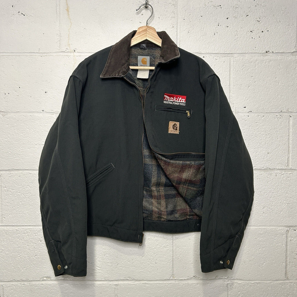 Vintage Carhartt Blanket-Lined Detroit Jacket “Charcoal” J128 CHR Men’s X-Large