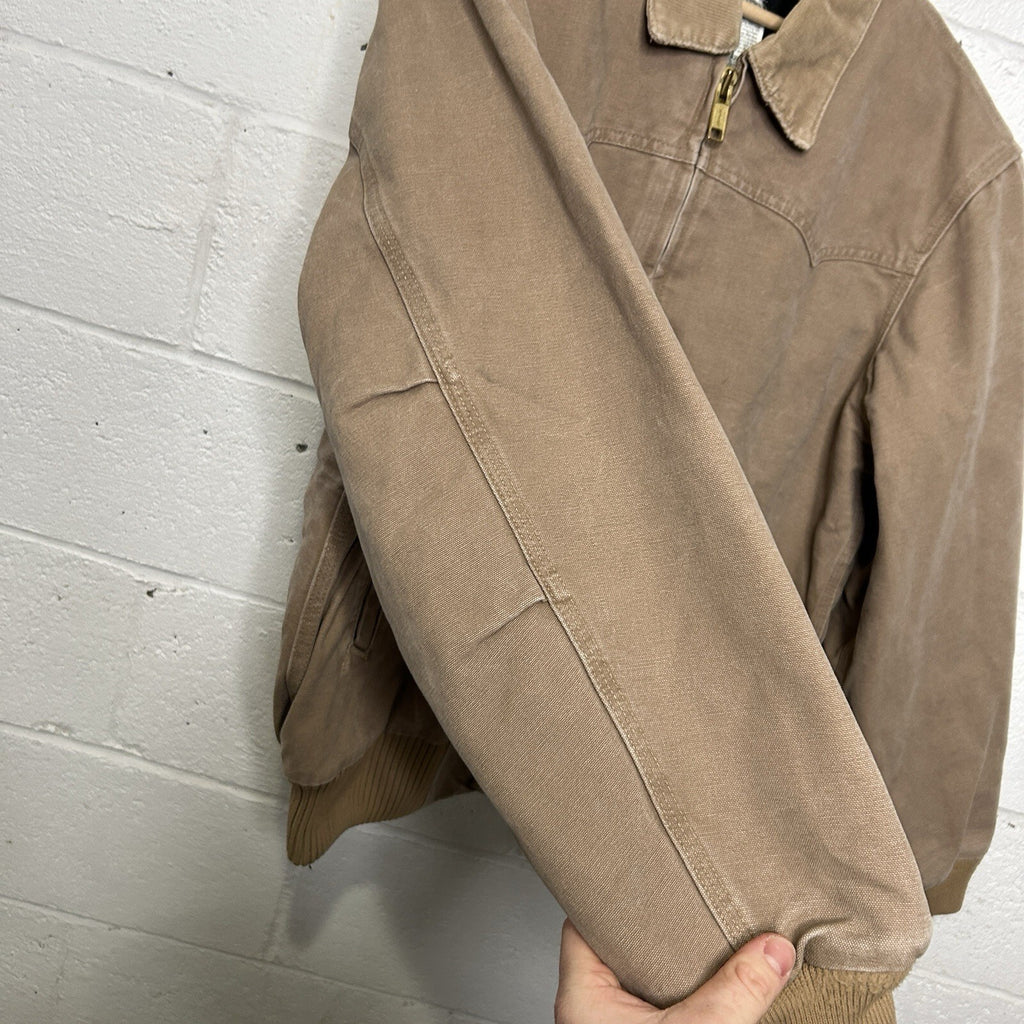Vintage Carhartt Quilted Santa Fe Jacket “Saddle” J14 SDL Men’s Medium