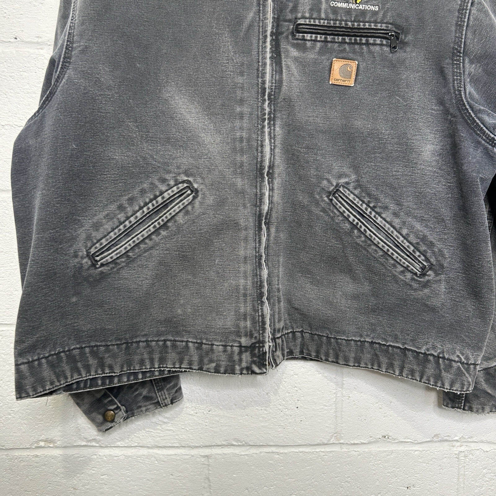 Vintage Carhartt Blanket-Lined Detroit Jacket “Gravel/Grey” J97 GVL Men’s 2XL
