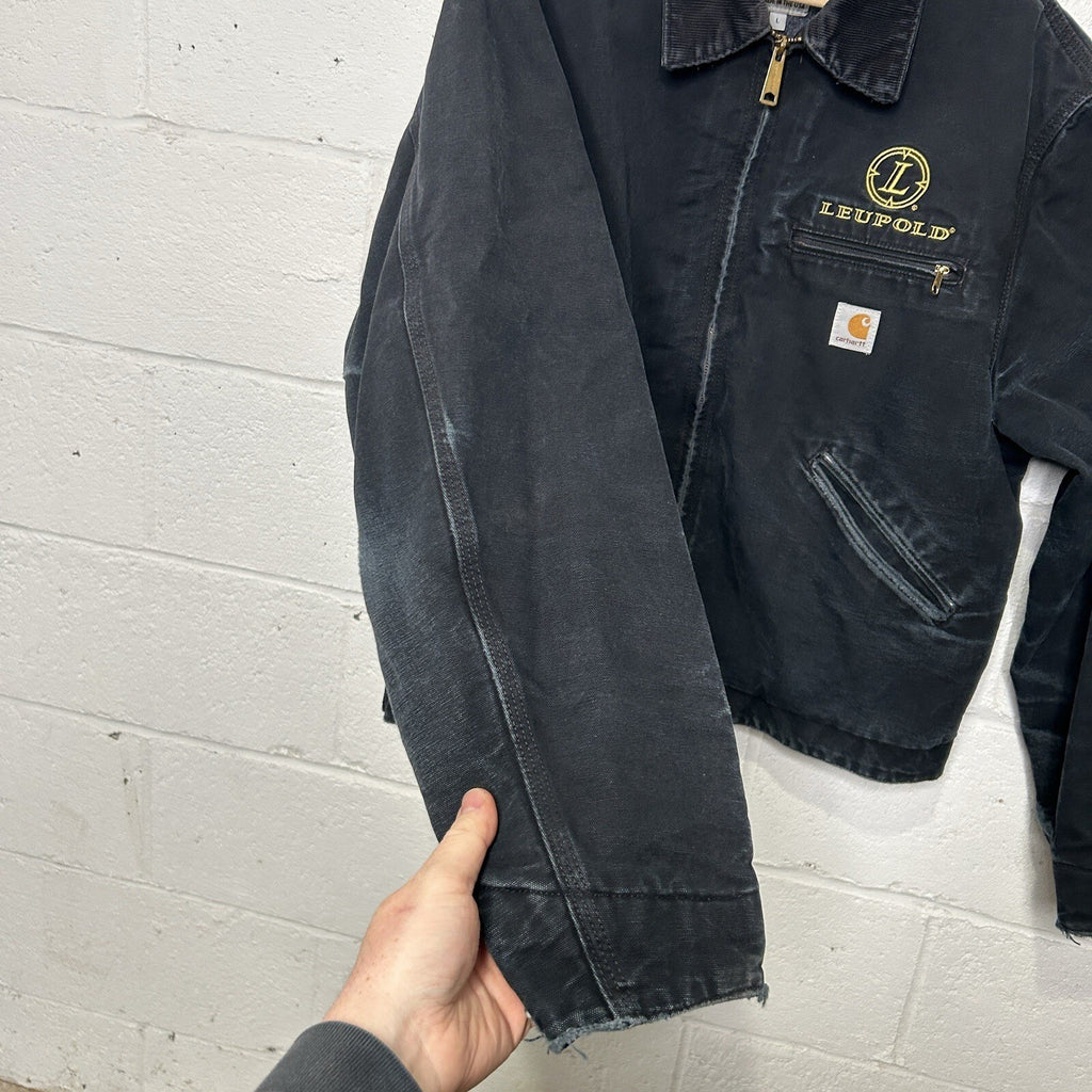 Vintage Carhartt Blanket-Lined Detroit Jacket “Black” Leupold J001 BLK Men’s L