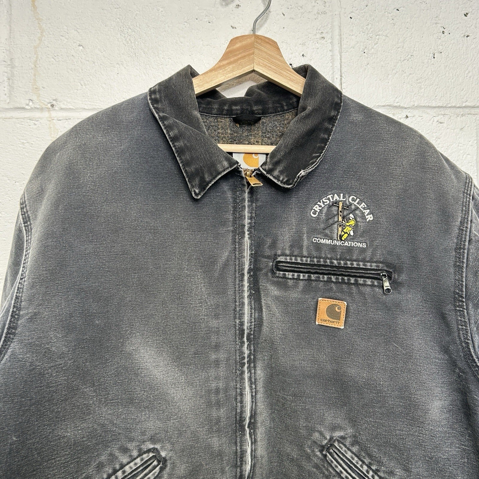Vintage Carhartt Blanket-Lined Detroit Jacket “Gravel/Grey” J97 GVL Men’s 2XL
