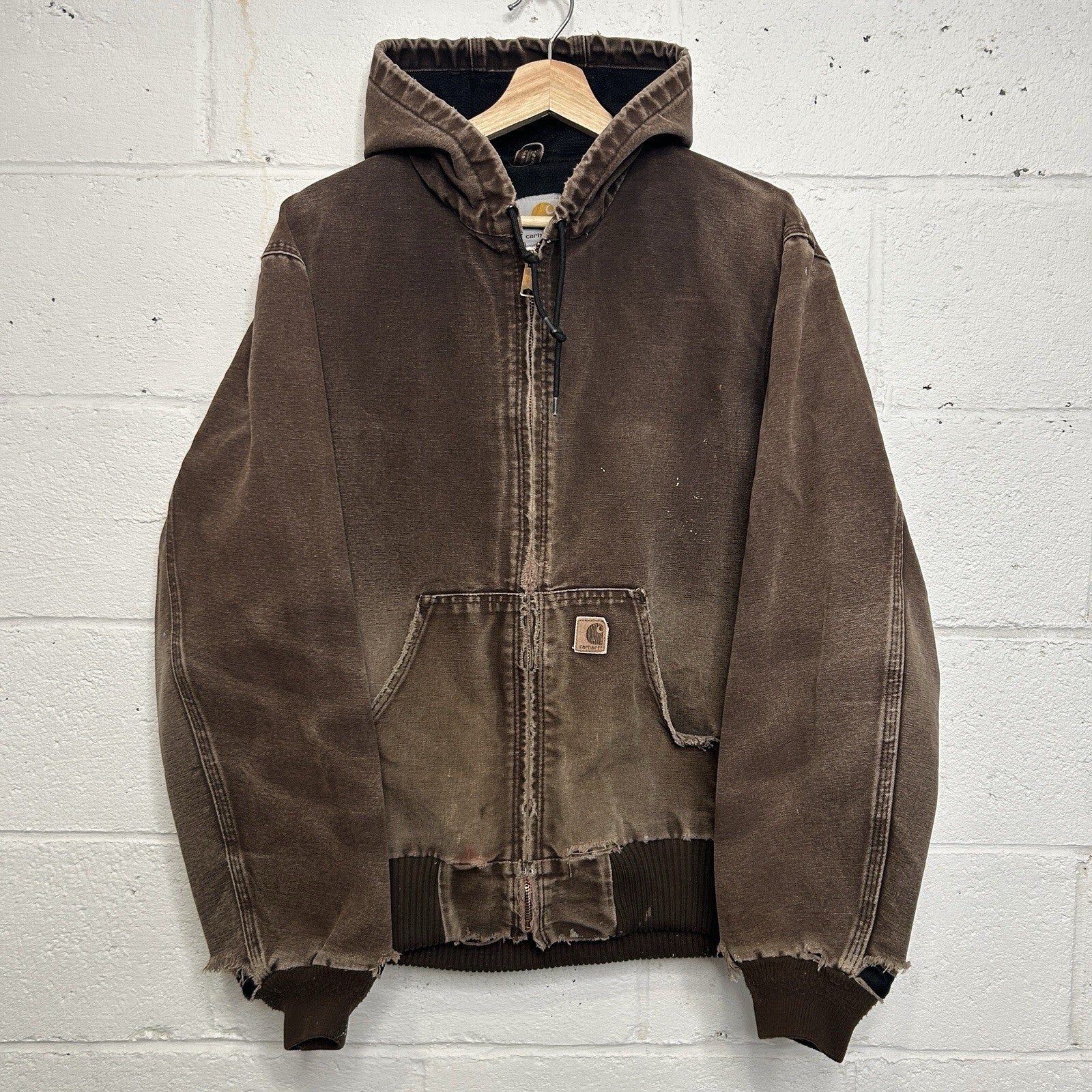 Vintage Carhartt Thermal-Lined Active Jacket “Dark Brown” J168 DKB Men’s Medium