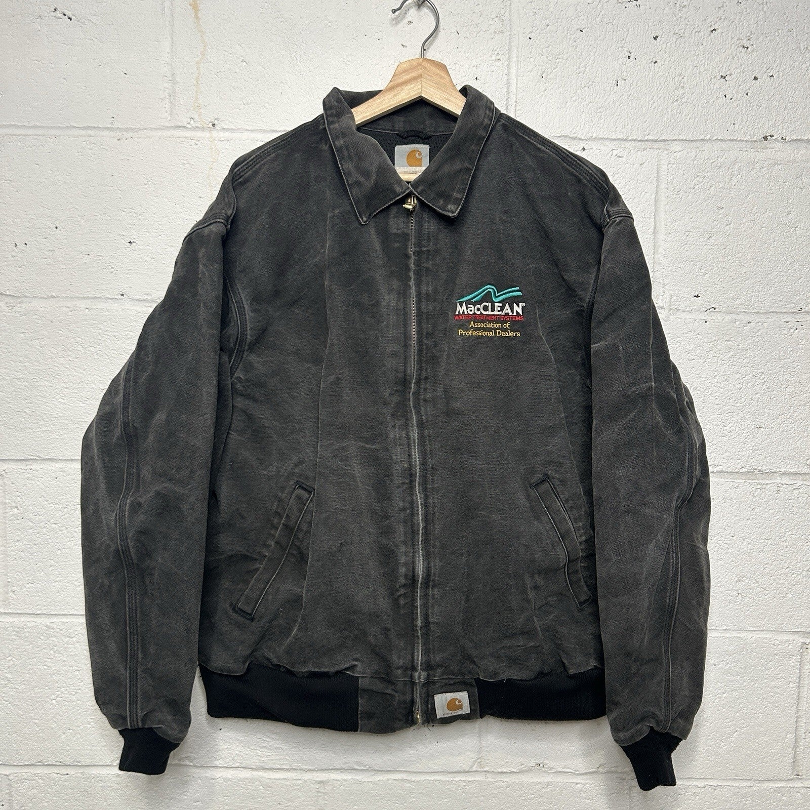 Vintage Carhartt Mesh-Lined Santa Fe Jacket “Black” J98 BLK Men’s X-Large