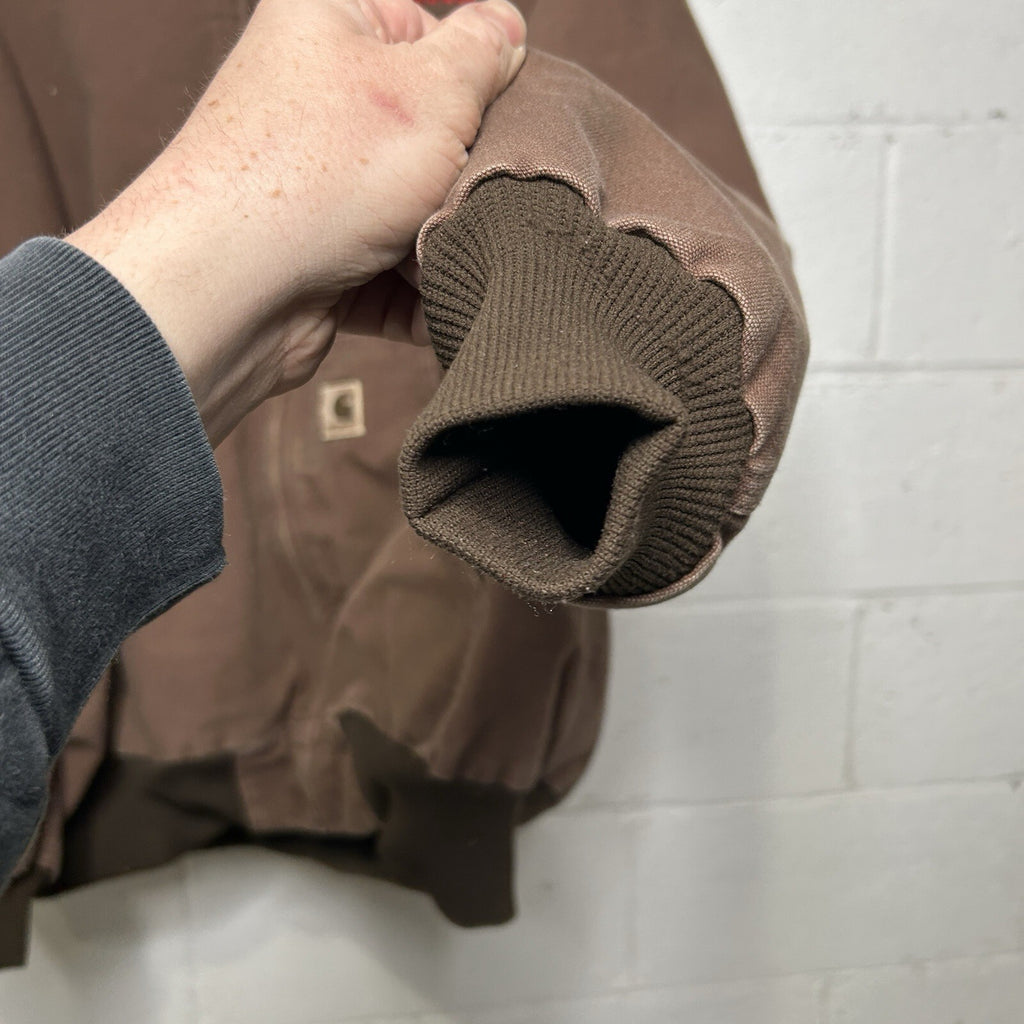 Vintage Carhartt Quilted Hooded Active Jacket “Chesnut” J269 CHT Men’s X-Large