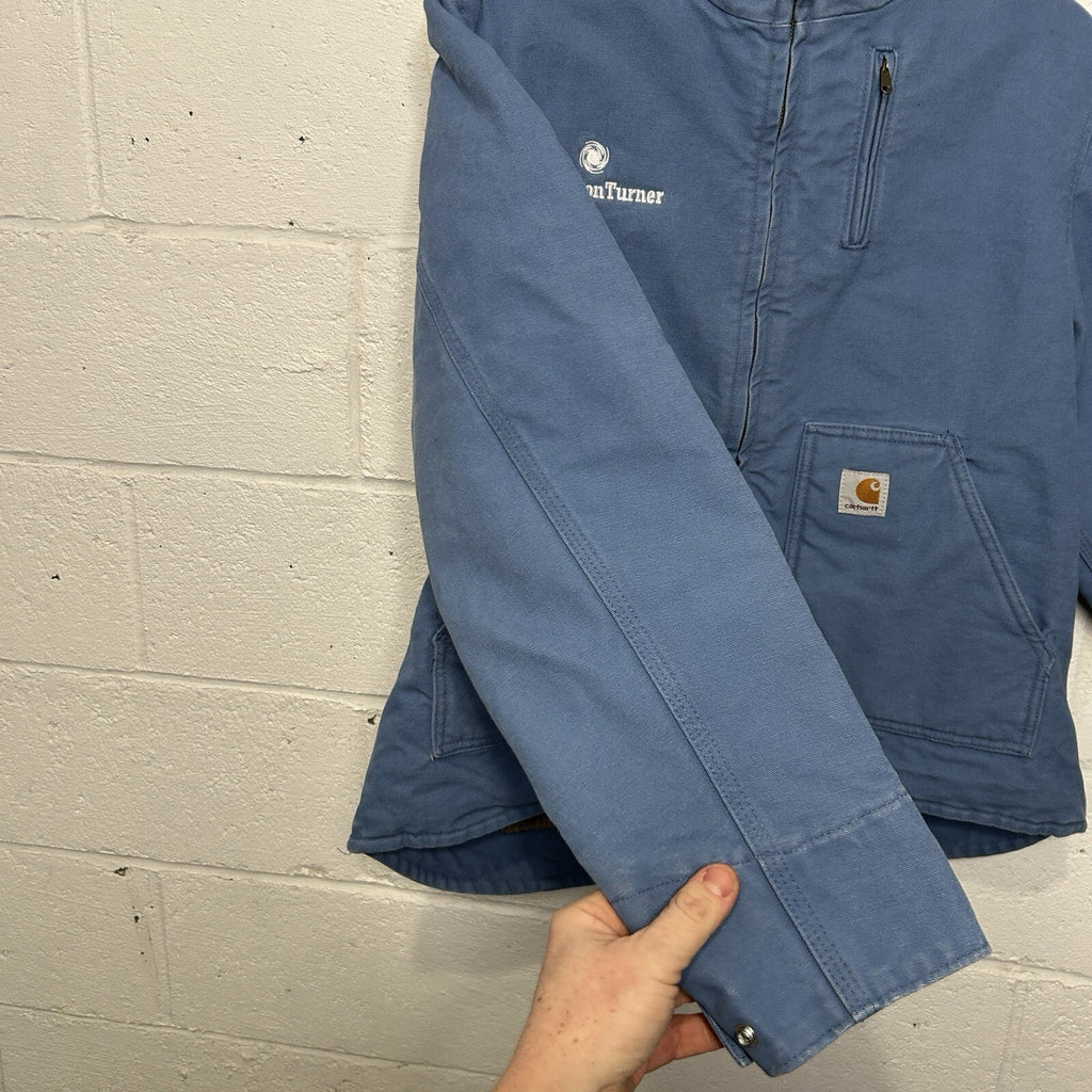 Carhartt Sherpa-Lined Canyon Jacket “French Blue” WJ022 FHB Women’s Large