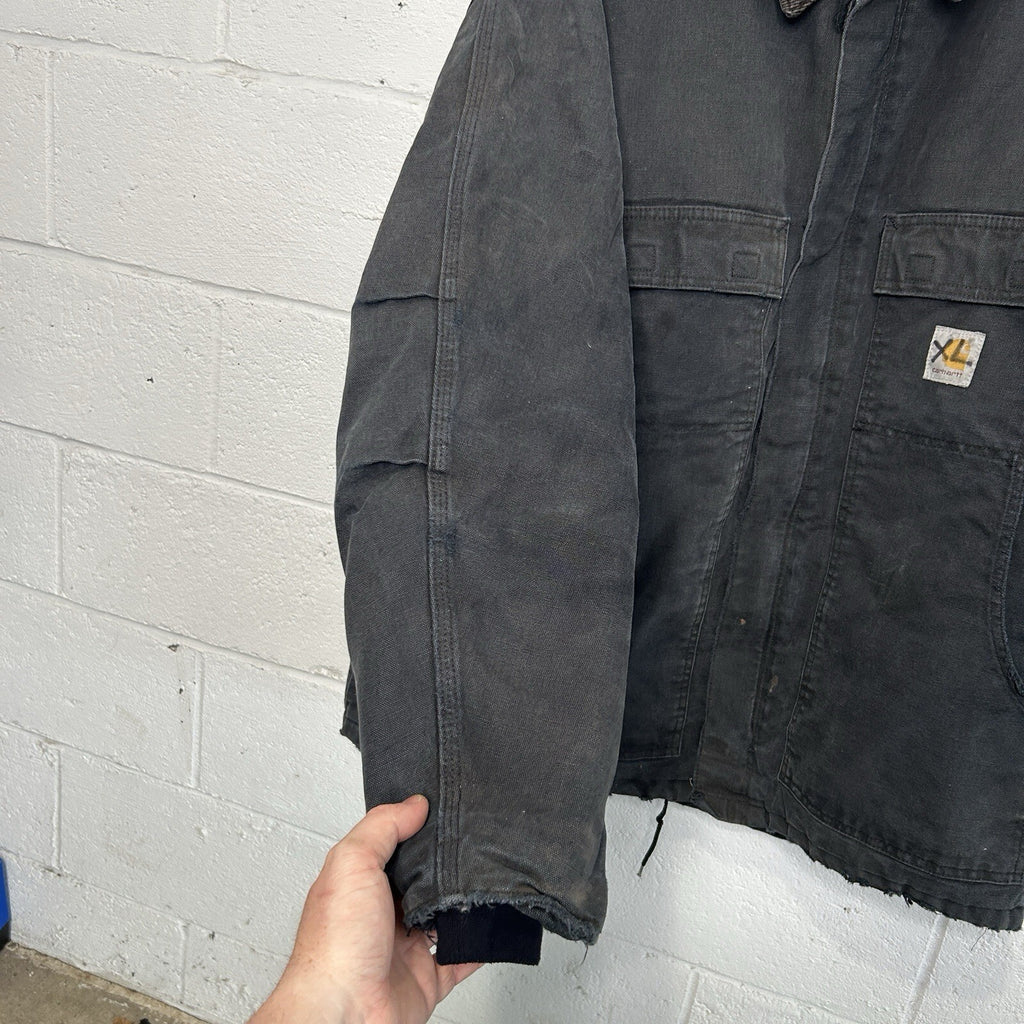 Carhartt Quilt-Lined Artic Traditional Jacket “Black” C003 BLK Men’s X-Large