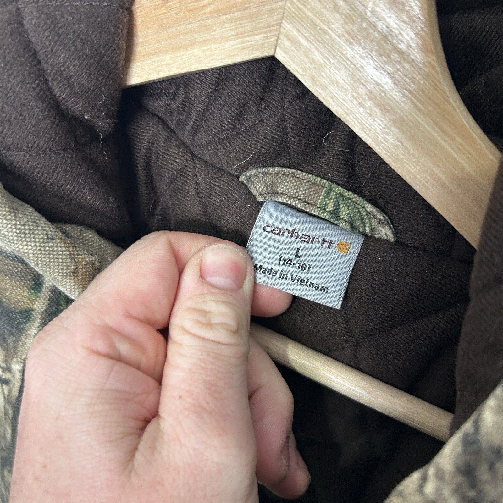 Carhartt X Realtree Xtra Quilted Active Jacket “Camo” Youth Large/Women’s XS