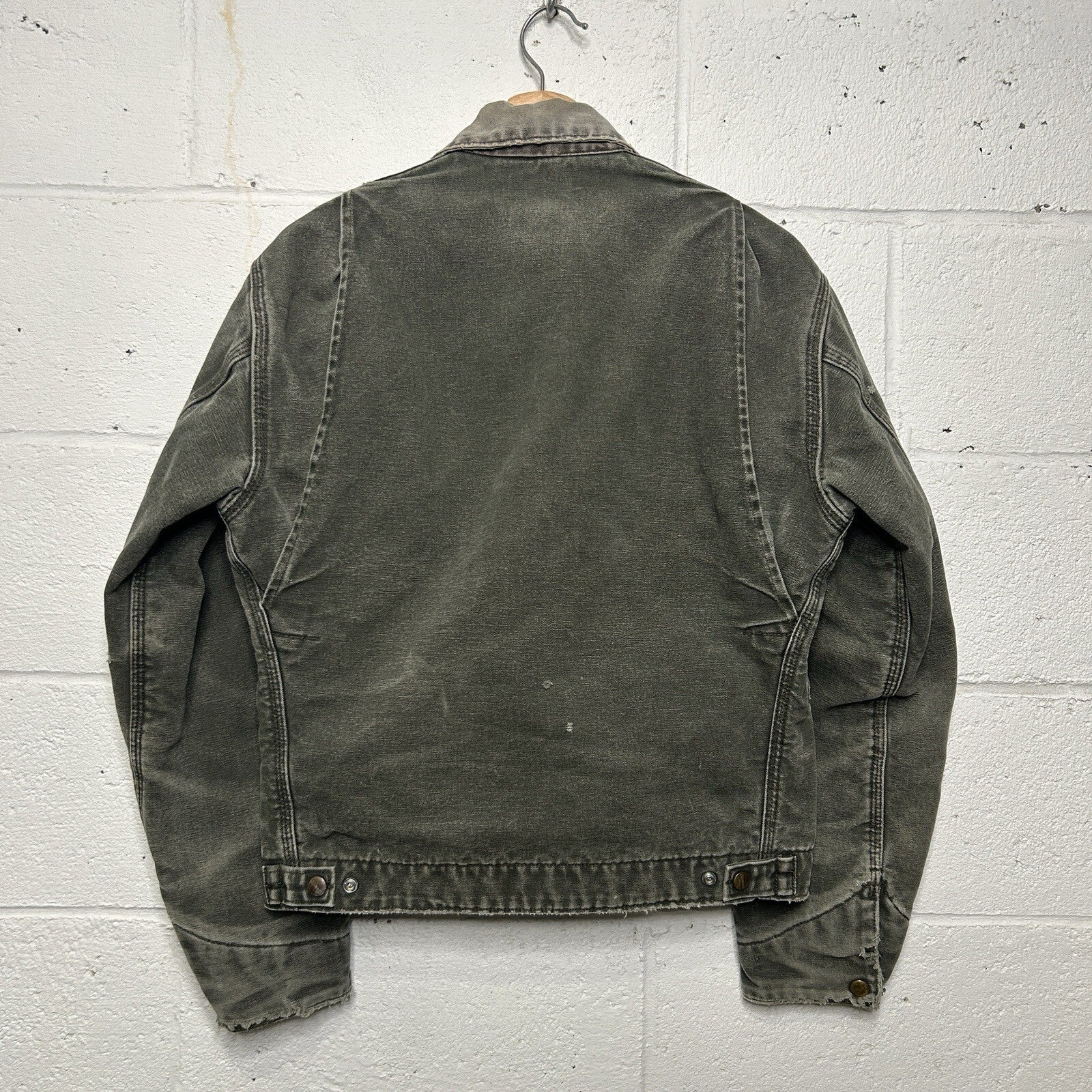 Vintage Carhartt Blanket-Lined Detroit Jacket “Moss Green” J97 MOS Men’s Small