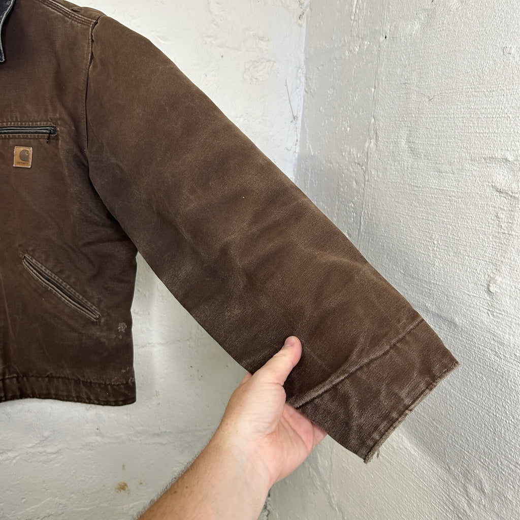 Vintage Carhartt Blanket-Lined Detroit Jacket “Dark Brown” J97 DKB Men’s Large
