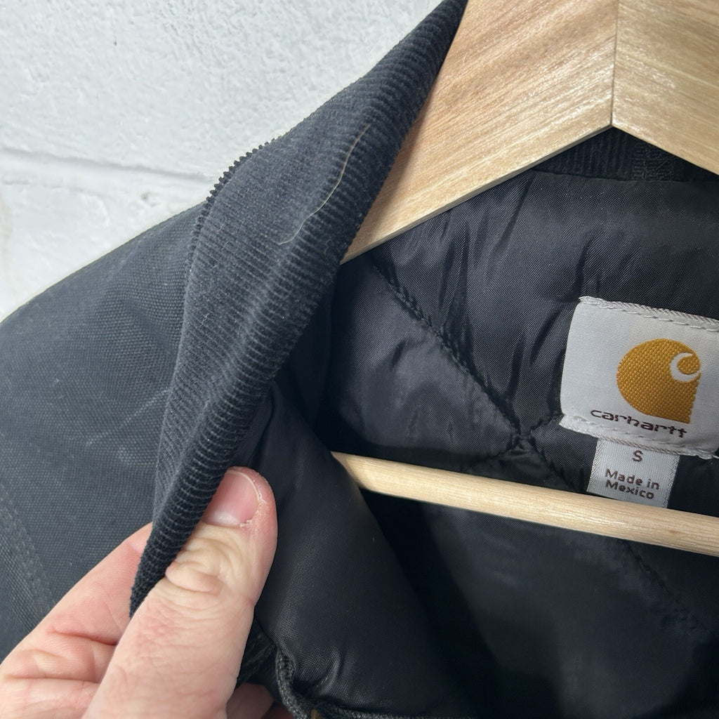 Y2K Carhartt Quilt-Lined Artic Jacket “Black” J002 BLK Men’s Small New