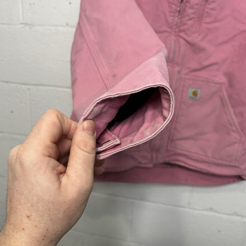 Vintage Carhartt Sherpa-Lined Canyon Jacket “Pink Rose” WJ022 PKR Women’s XL