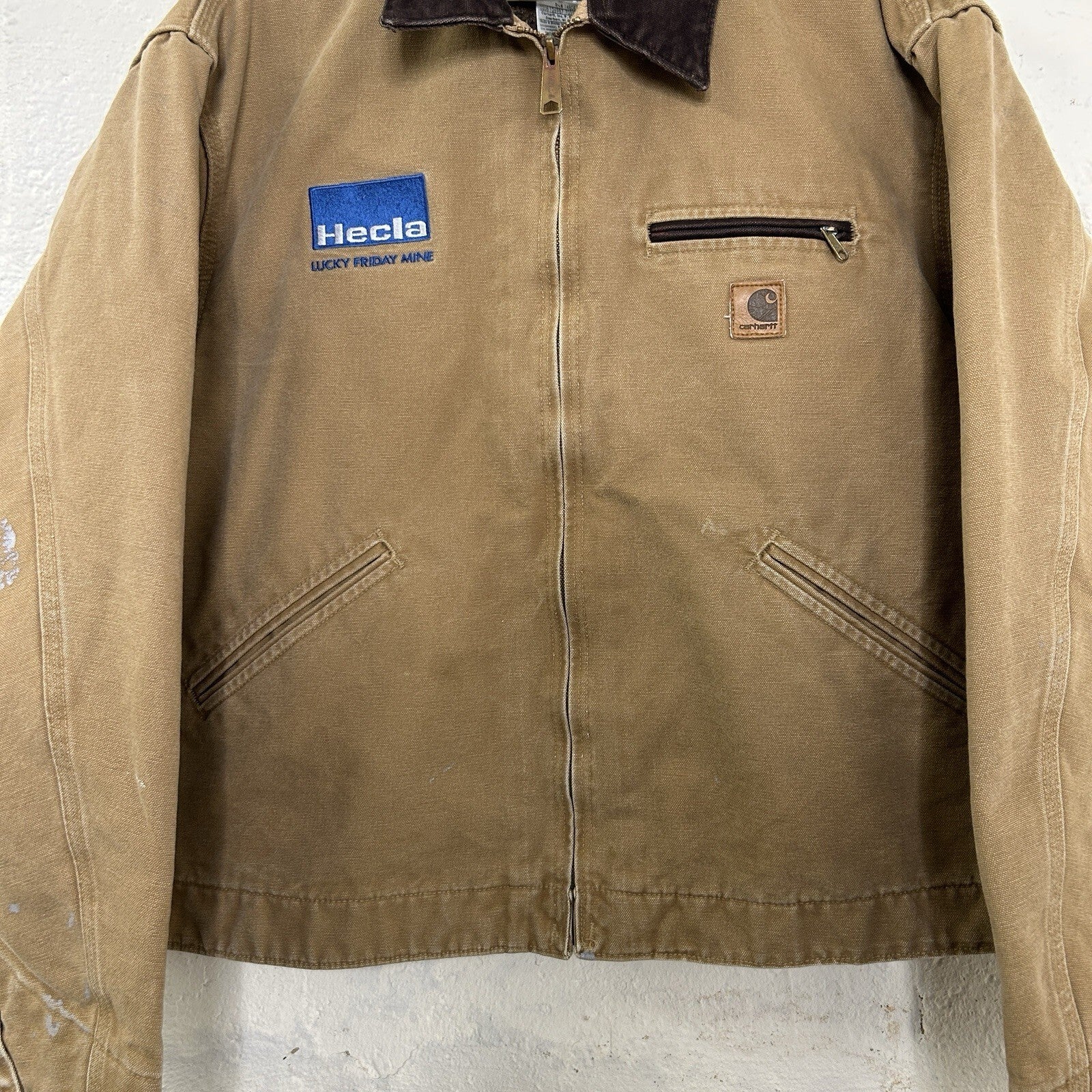 Vintage Carhartt Blanket-Lined Detroit Jacket “Camel” J97 CML Men’s X-Large