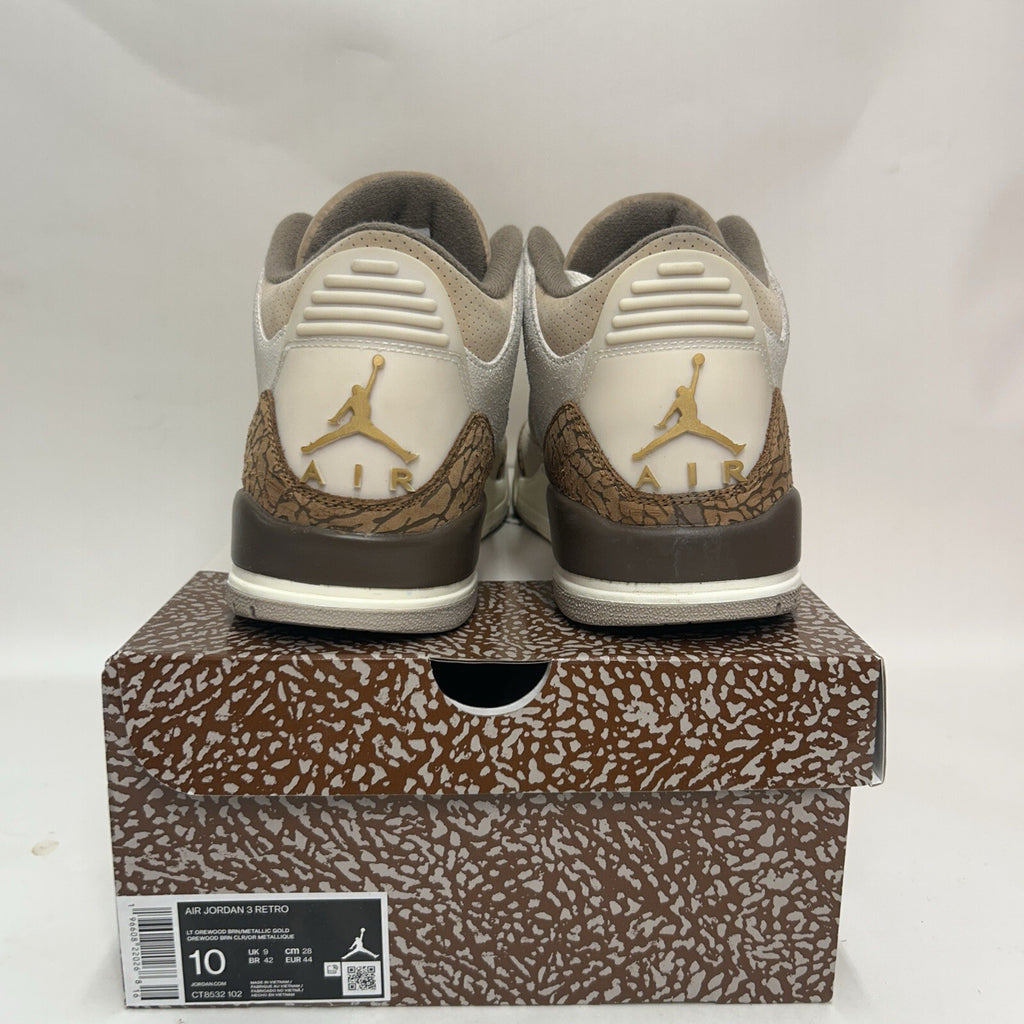 Nike Air Jordan 3 Retro OG “Palomino Brown White” CT8532-102 Men’s 10 Worn