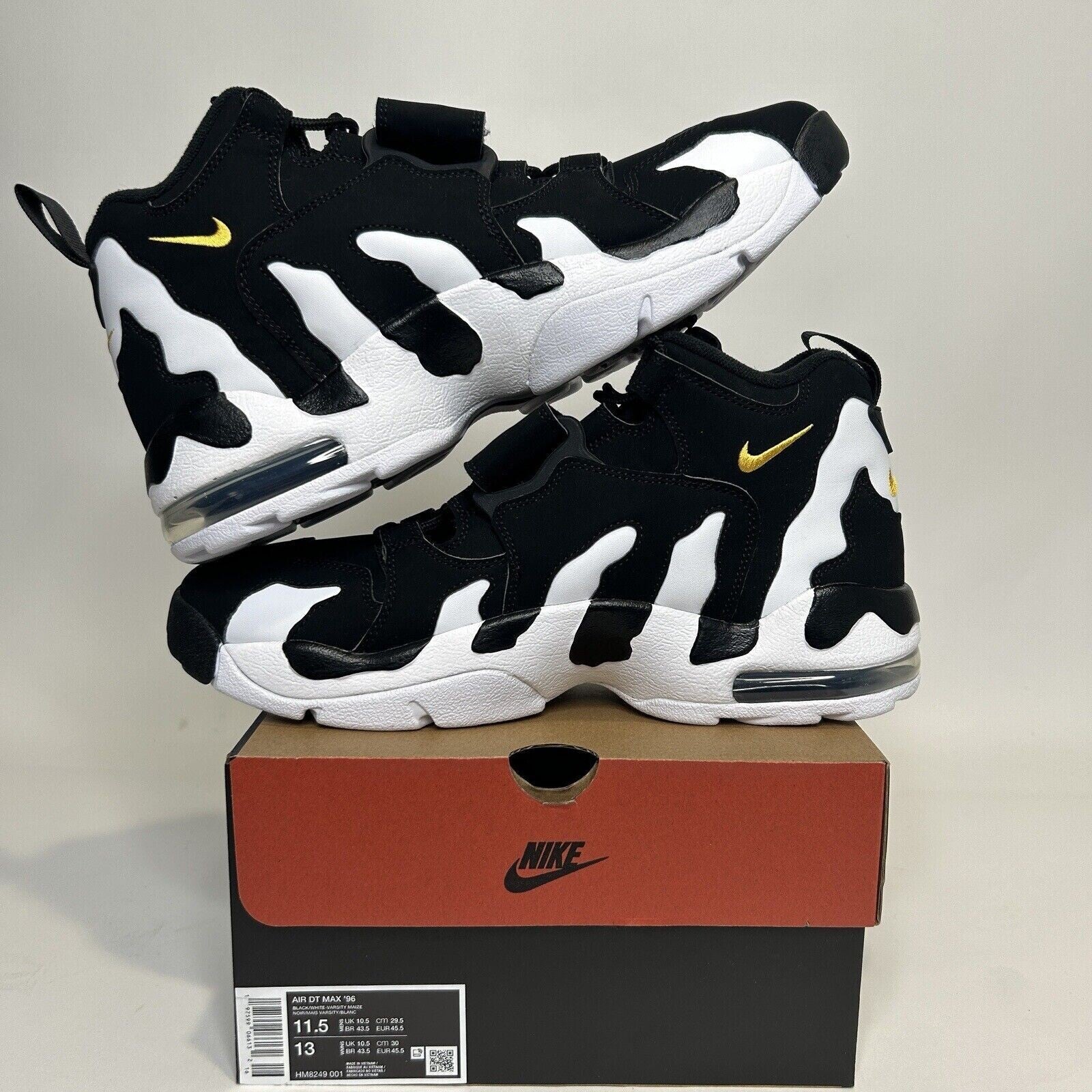 Nike Air DT Max '96 “Black Varsity Maize White/Deion Sanders” 2024