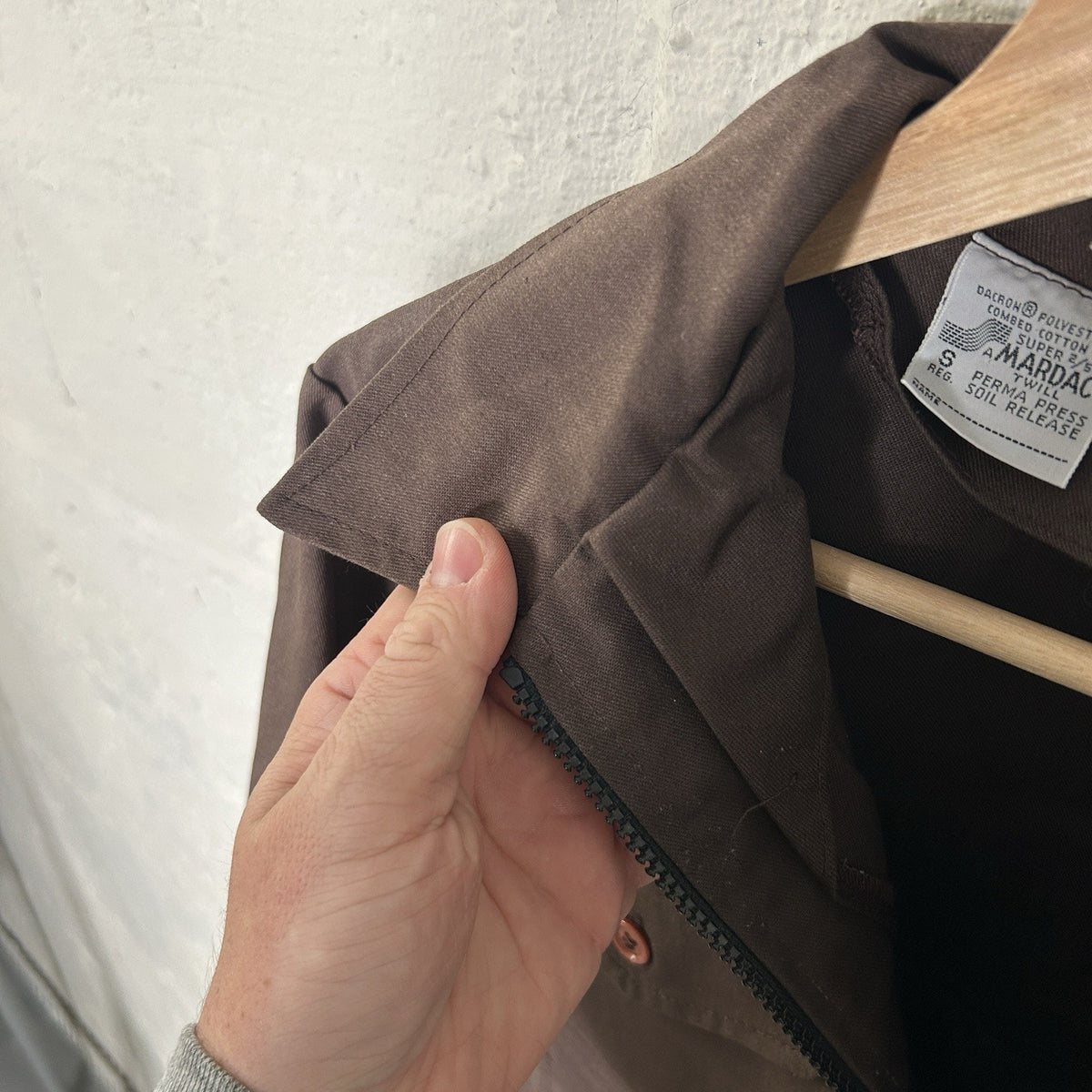 True Vintage 1960's Mardac Twill Work Jacket “Brown”