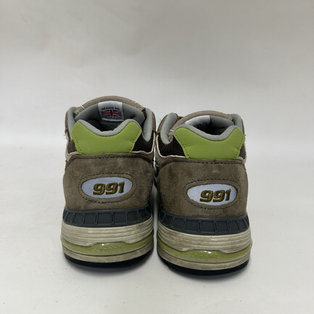 New Balance 991 Made In England “Olive Brown Tan” M991OLB Men’s 8.5 Worn