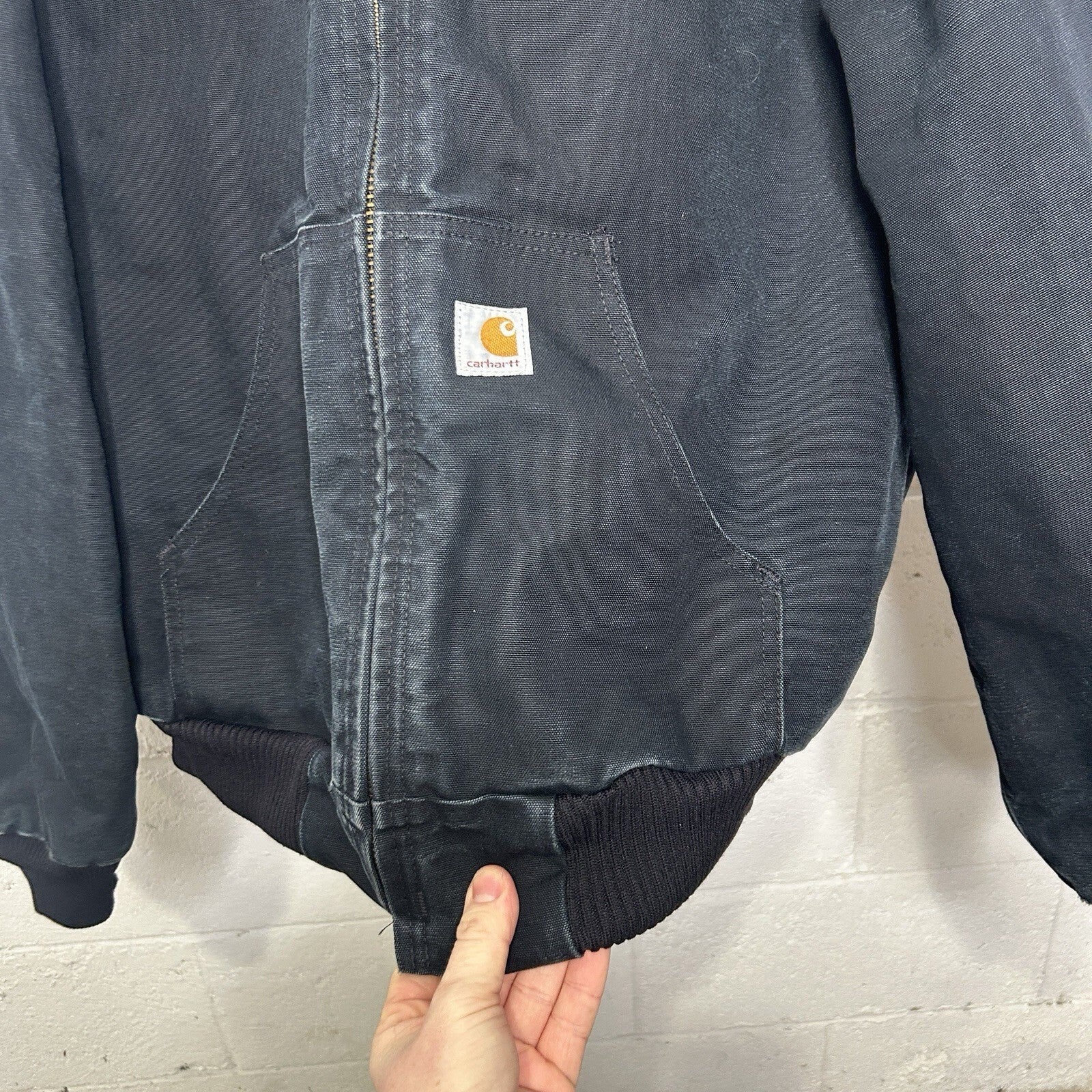 Vintage Carhartt Quilted Hooded Active Jacket “Black” J140 BLK Men’s Medium