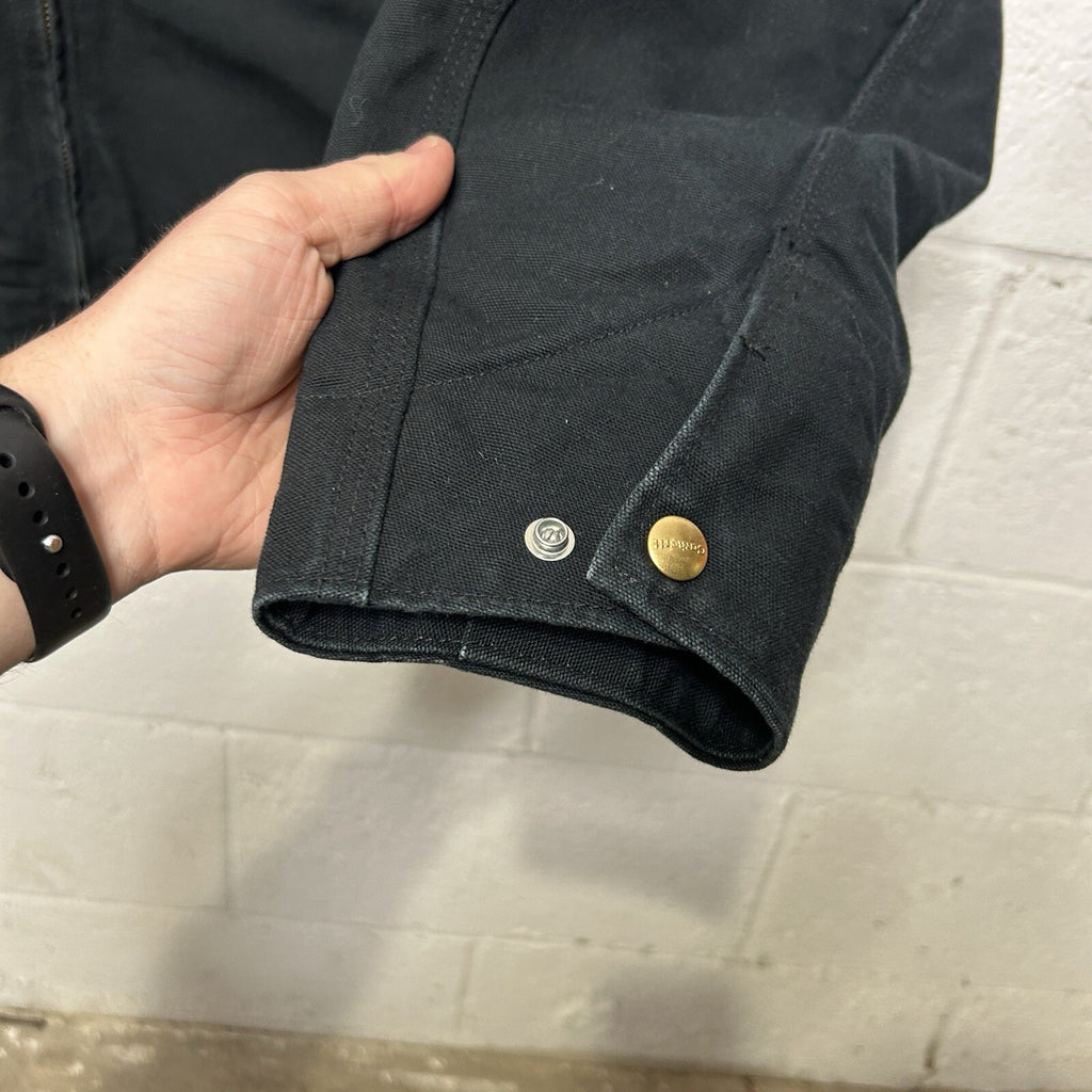 Vintage Carhartt Blanket-Lined Detroit Jacket “Black” UJ01 BLK Union Made USA