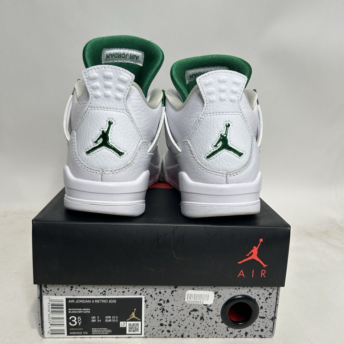 Nike Shoes Air Jordan 4 Retro GS “Metallic Green” 2024