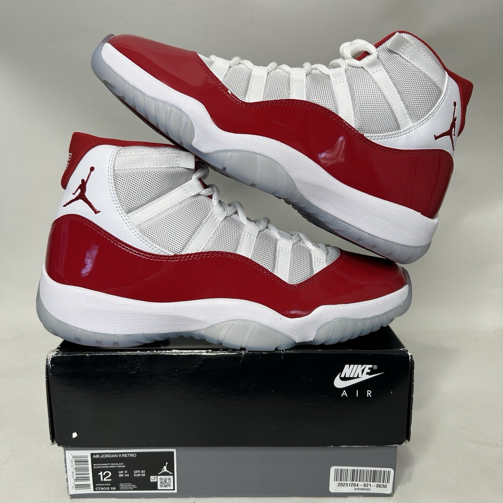 Nike Air Jordan 11 High Retro “Cherry/Varsity Red White” CT8012-116 Men’s 12 New