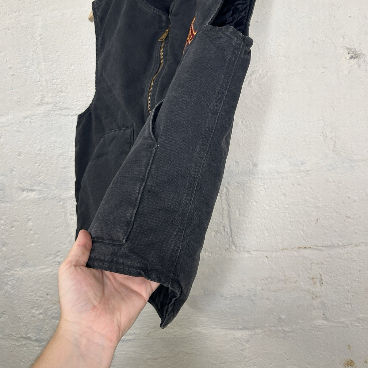 Vintage Carhartt Quilted Artic Vest Black “Minnesota” 101383