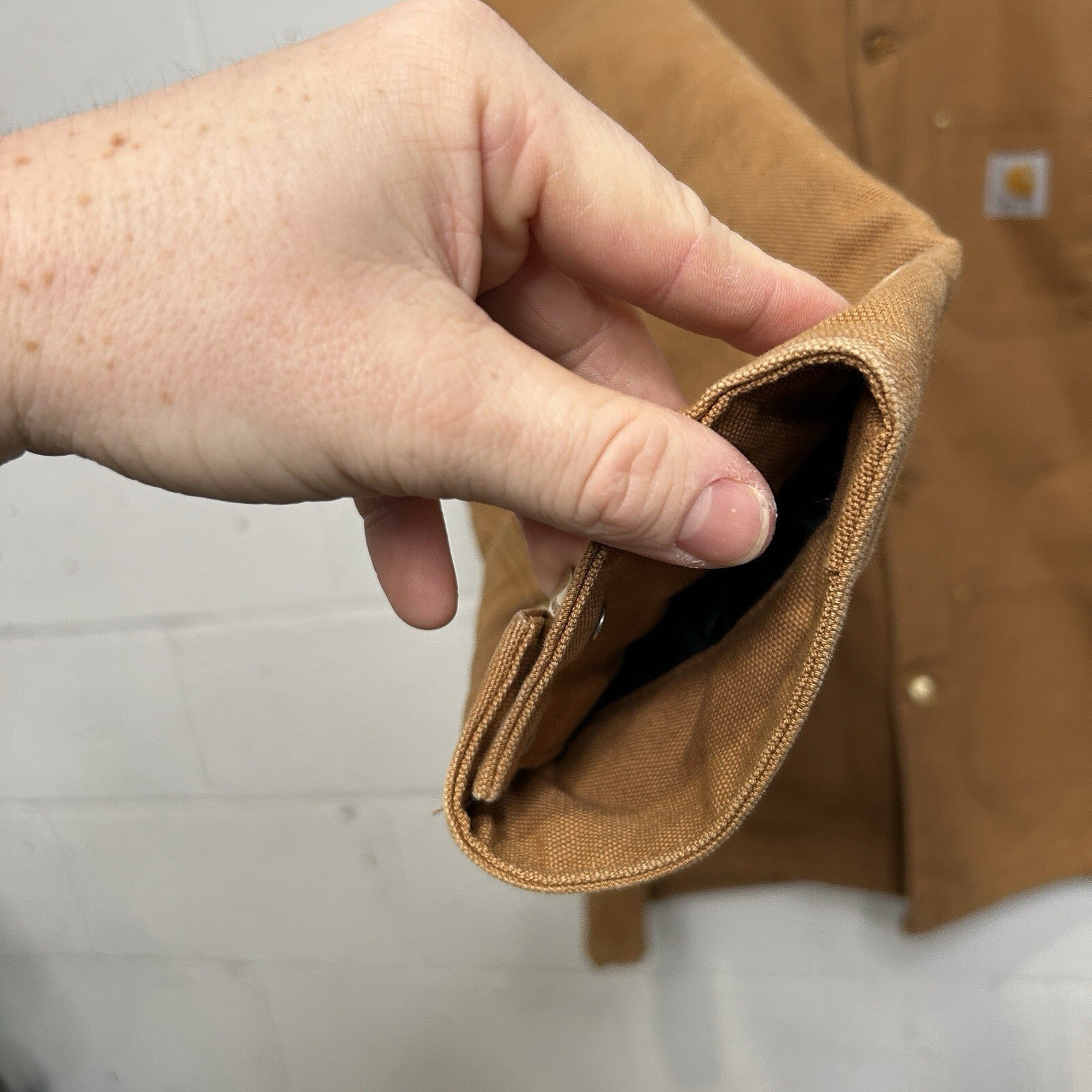 Carhartt Blanket Lined Corduroy Collar Chore Coat “Brown” C001 BRN Men’s XL