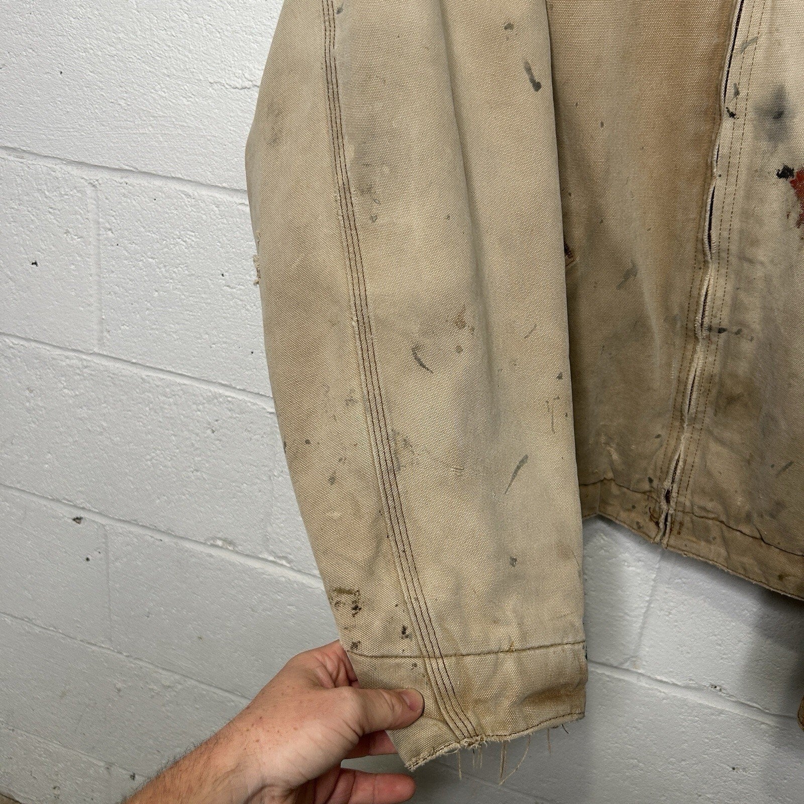 Vintage Carhartt Blanket-Lined Detroit Jacket “Brown” J01