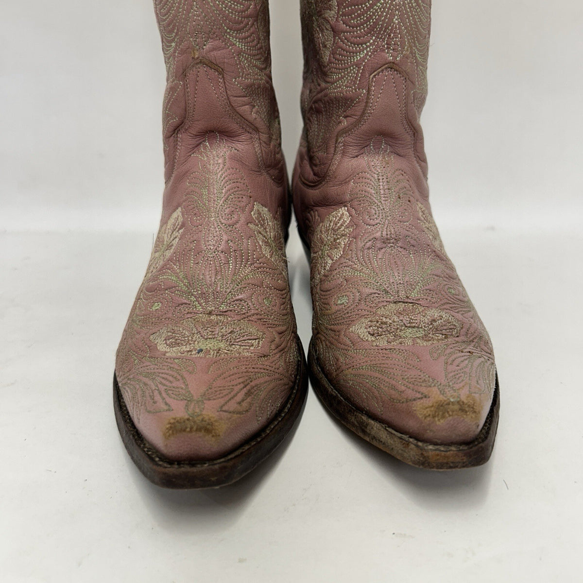 Old Gringo Embroidered Floral Western Boots “Pink” Women’s 7B Worn