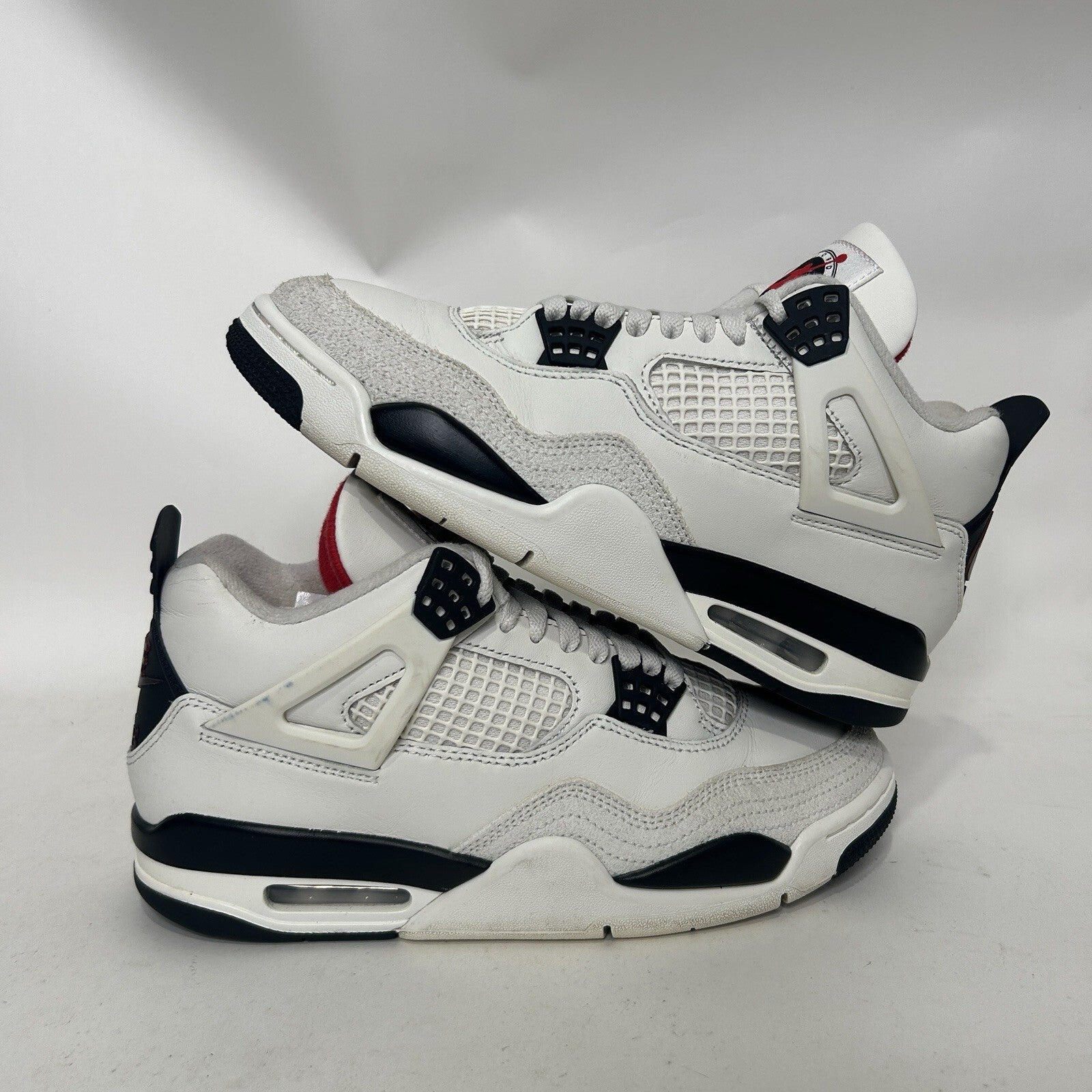 Nike Air Jordan 4 Retro OG FC “Sail Black University Red” IM4002-100 Men's 8