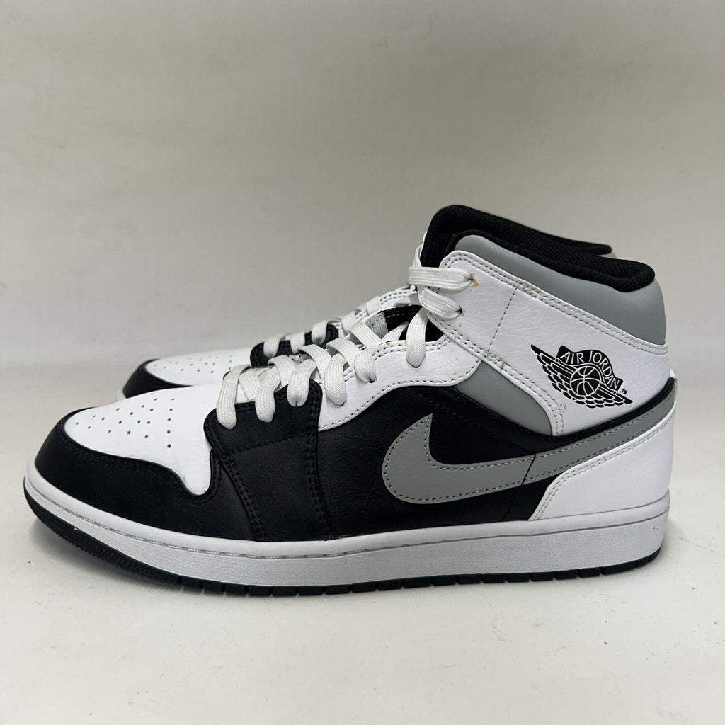 Nike Air Jordan 1 Mid “White Shadow/Black Grey White 554724-073 Men’s 11.5